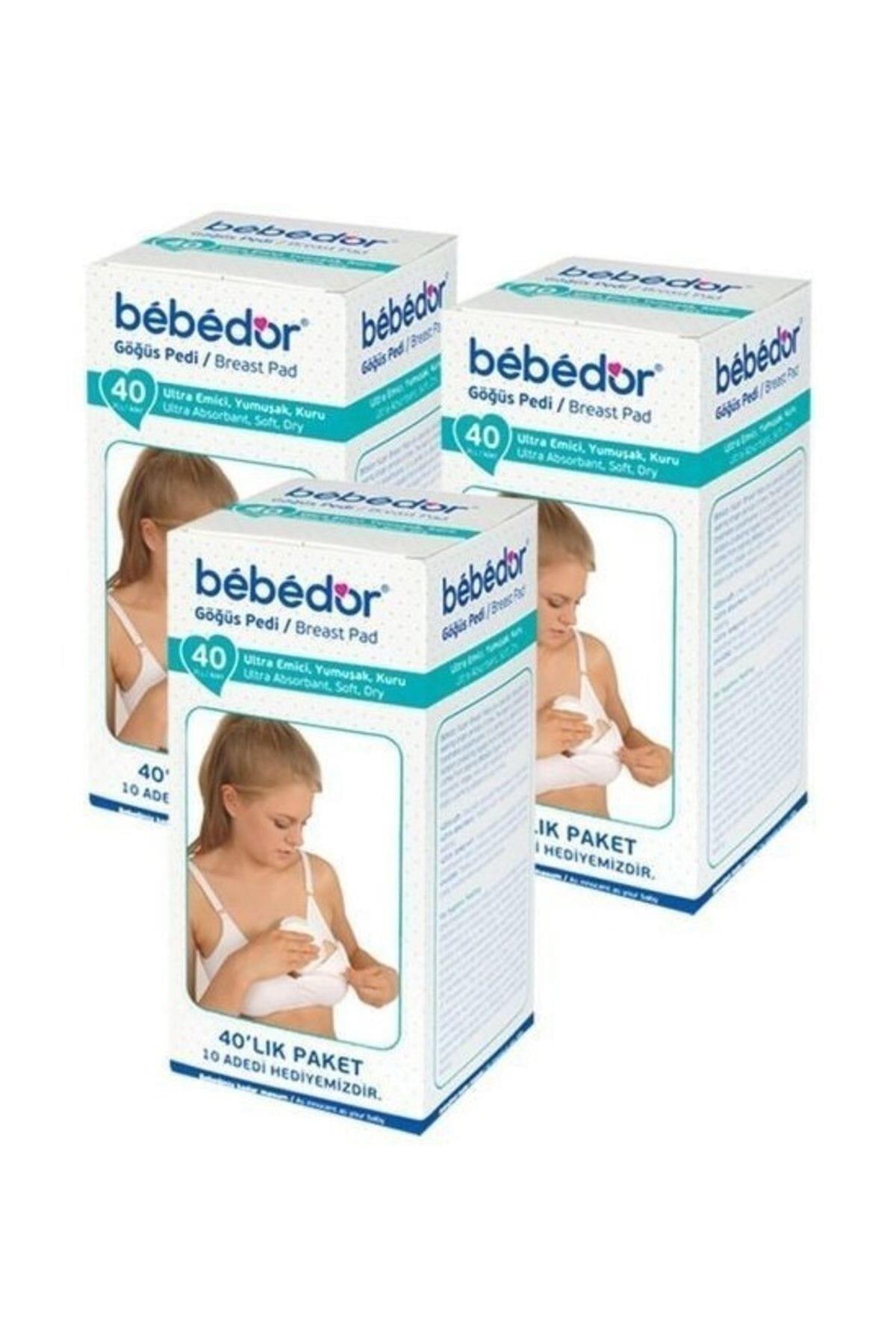 bonbonetti Polietilen Dış Yüzeyli Göğüs Pedi 40 Lı 3 Paket