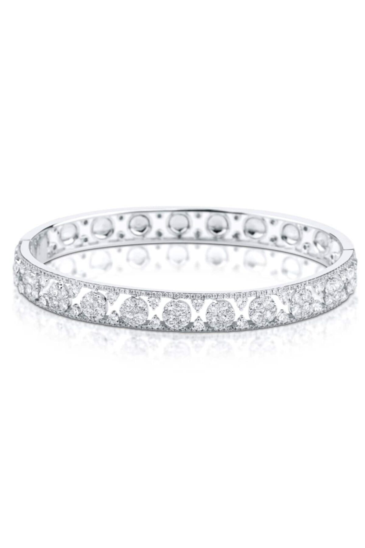 Barok Diamond 18 Ayar Pırlanta Bileklik 2.90 Karat E Vs