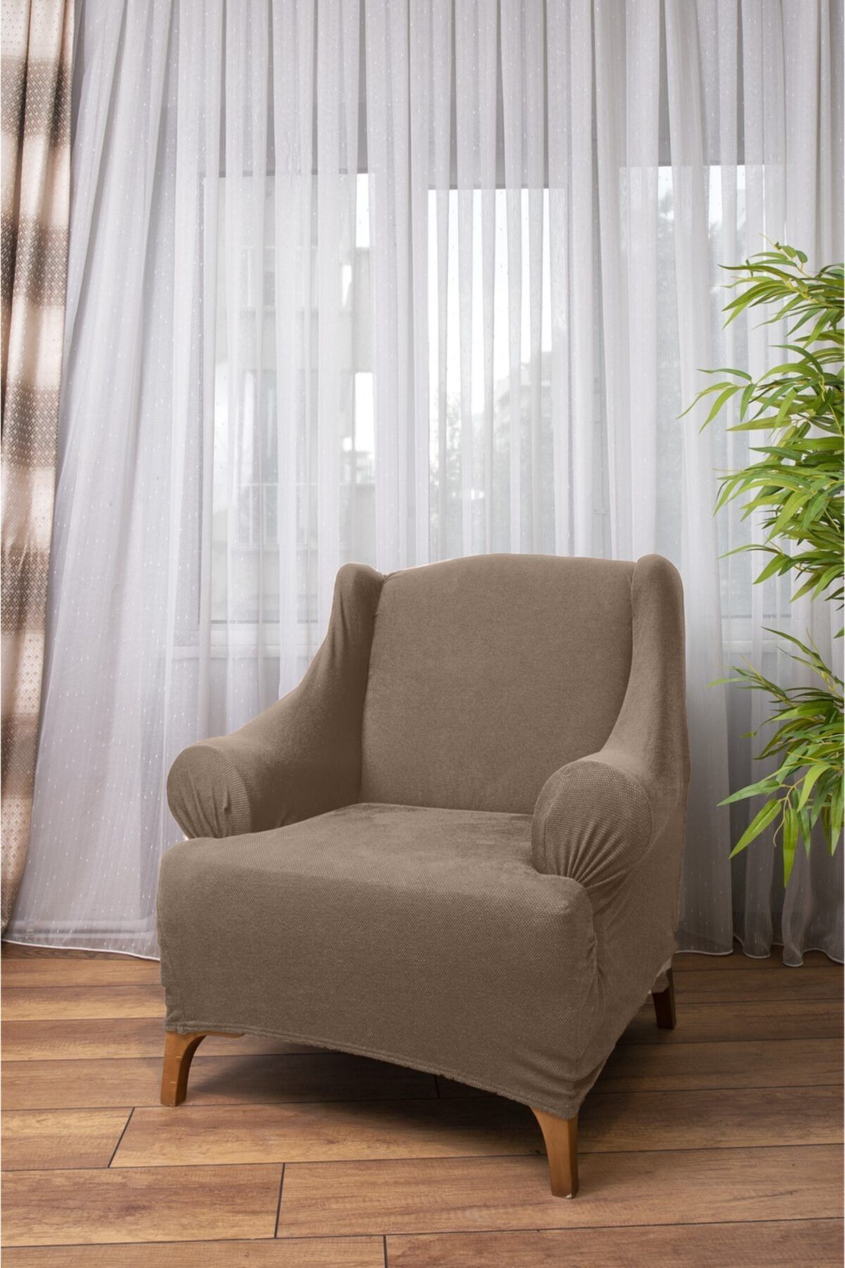 Haton Home Tekli Berjer Koltuk Örtüsü