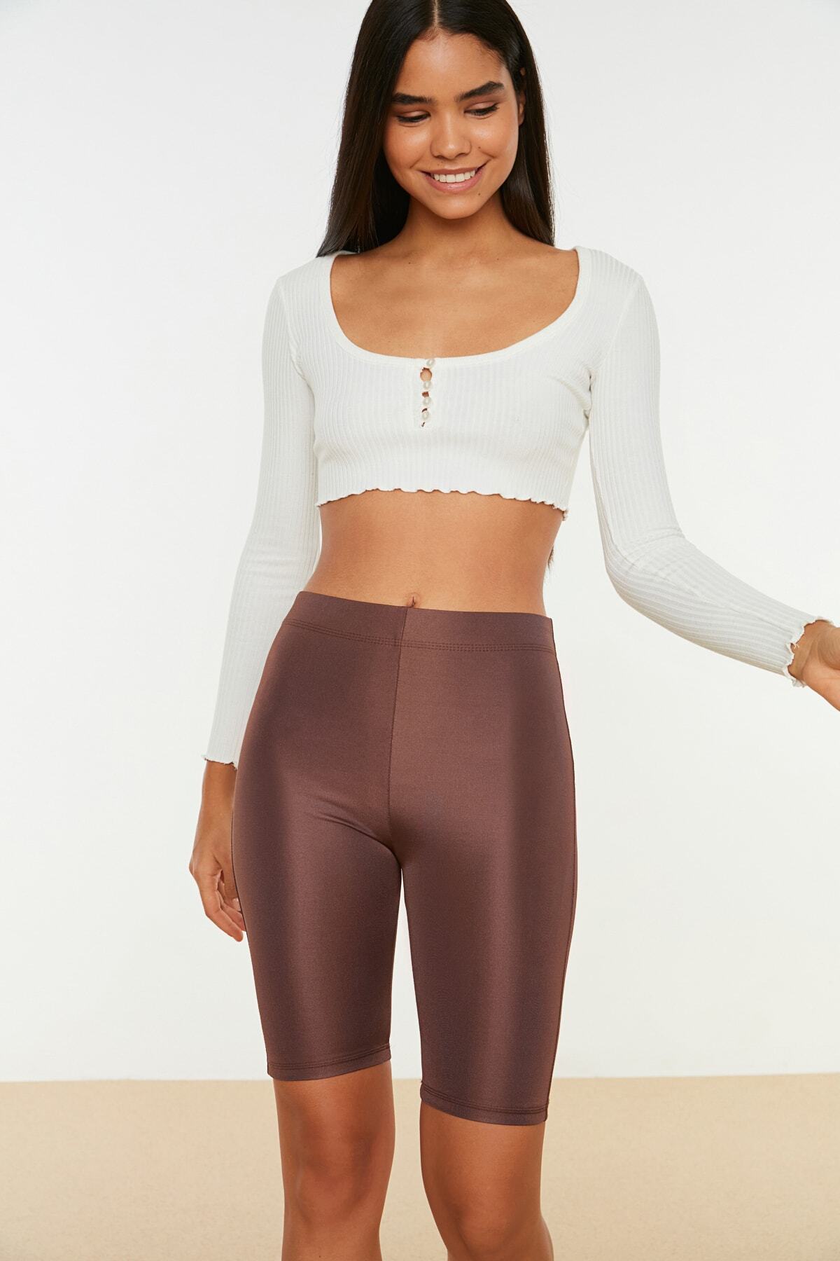 Trendyol Collection Leggings - Brown 