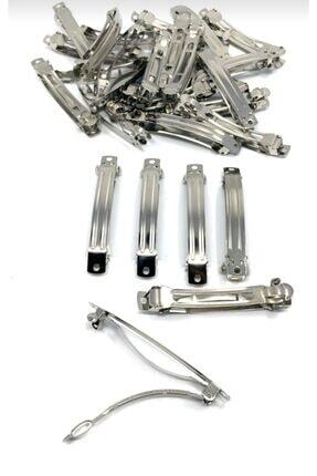 50 Adet 8 Cm Otomatik Toka Otomatik Saç Tokasıtokası Toka Yapımı Icin Image 0