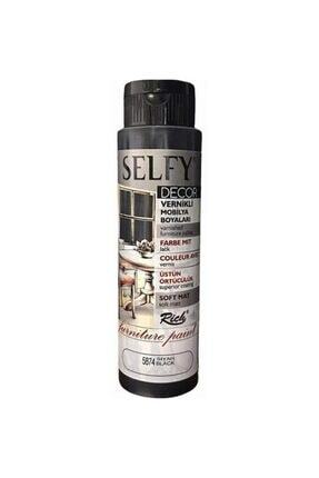 Selfy Decor Kendinden Vernikli Mobilya Boyası 500 Cc 09595 Siyah Black Image 0