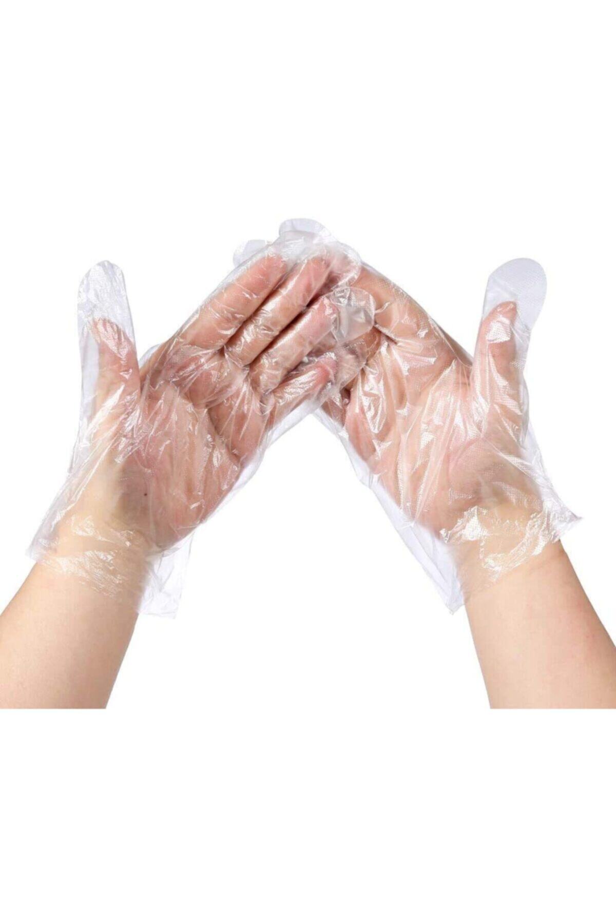İhtiyaç Limanı Tek Kullanımlık Ekstra Kalın Şeffaf Poşet Eldiven 100 Gram 5 Paket