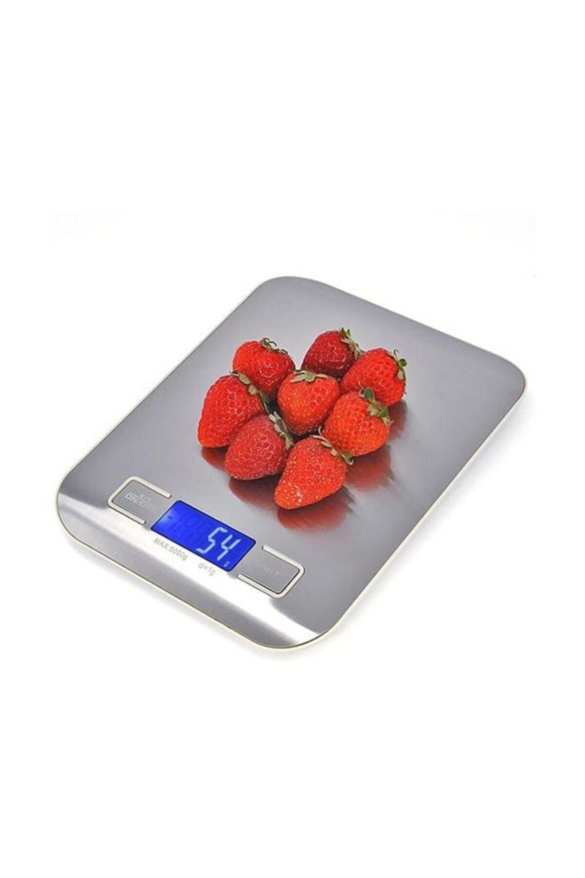 sonavm Çelik Mutfak Terazisi - Dijital Tartı 5kg/1gr
