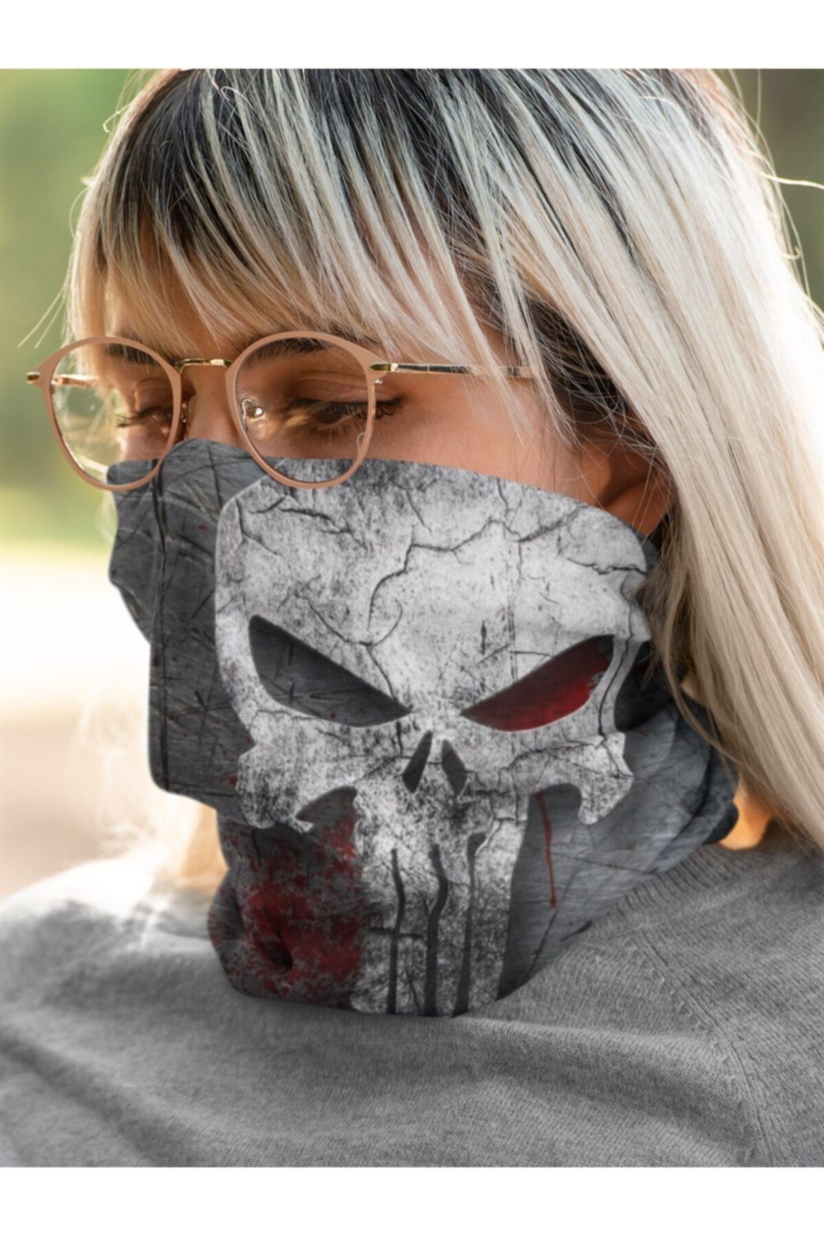 Redline Grafik Punisher Bandana