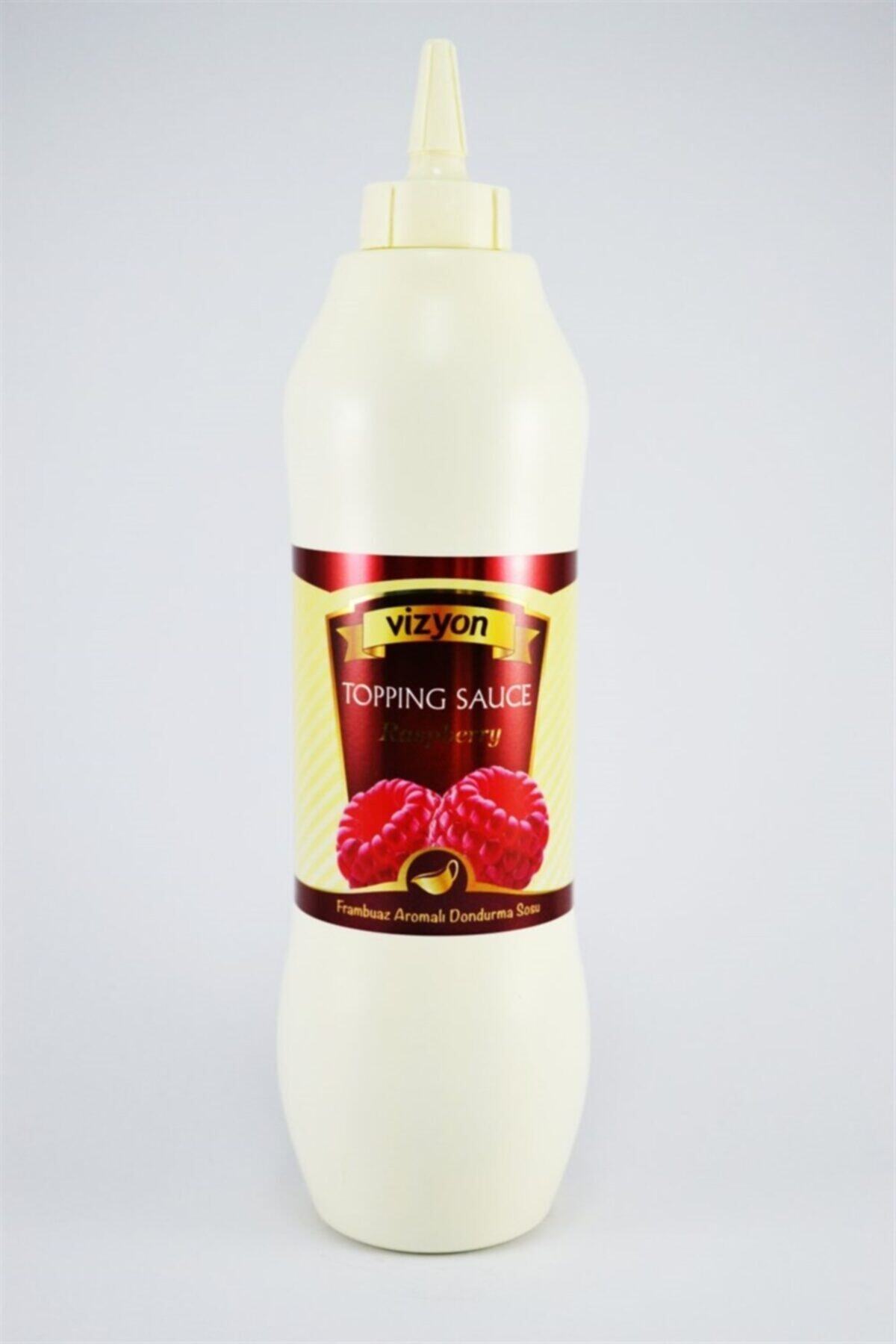 VİZYON Frambuaz Aromalı Topping Dondurma Sosu 1 kg
