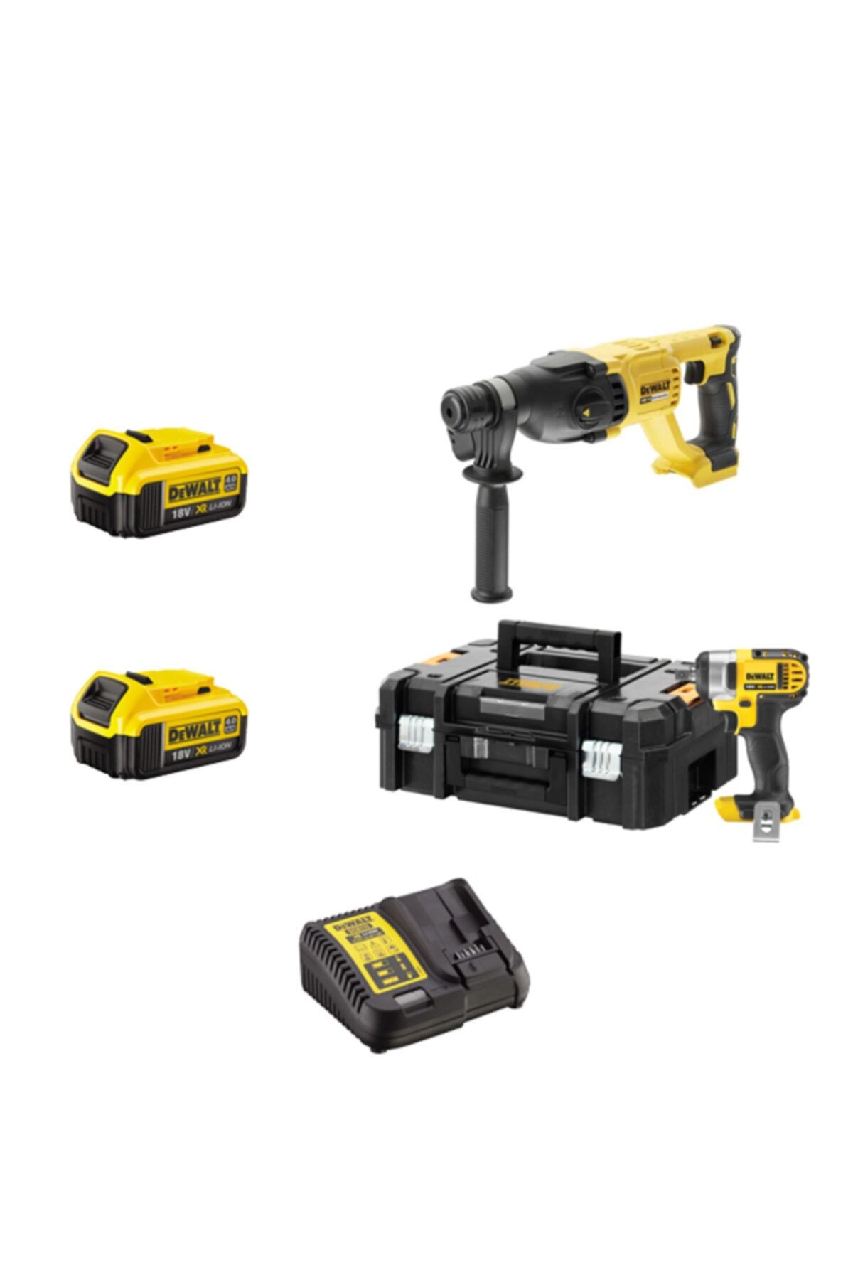 Dewalt Xrtool Dch133nt Kırıcı/delici Ve Dcf880nt Şarjlı Somun Sökme