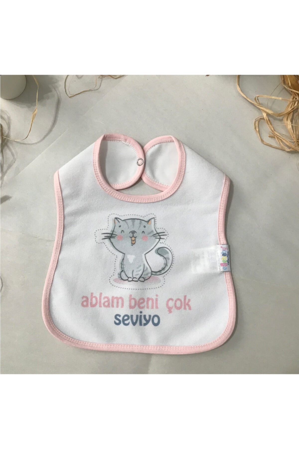 Eke Lilmood Yazılı Mama Önlüğü