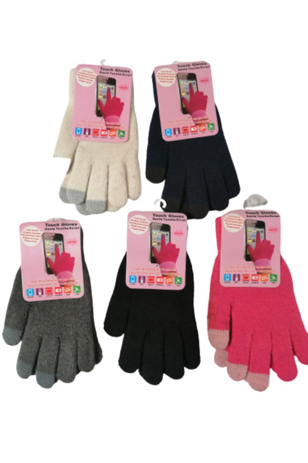 Kshop 1004 Unisex Dokunmatik Eldiven- 3 Parmak Msdesı