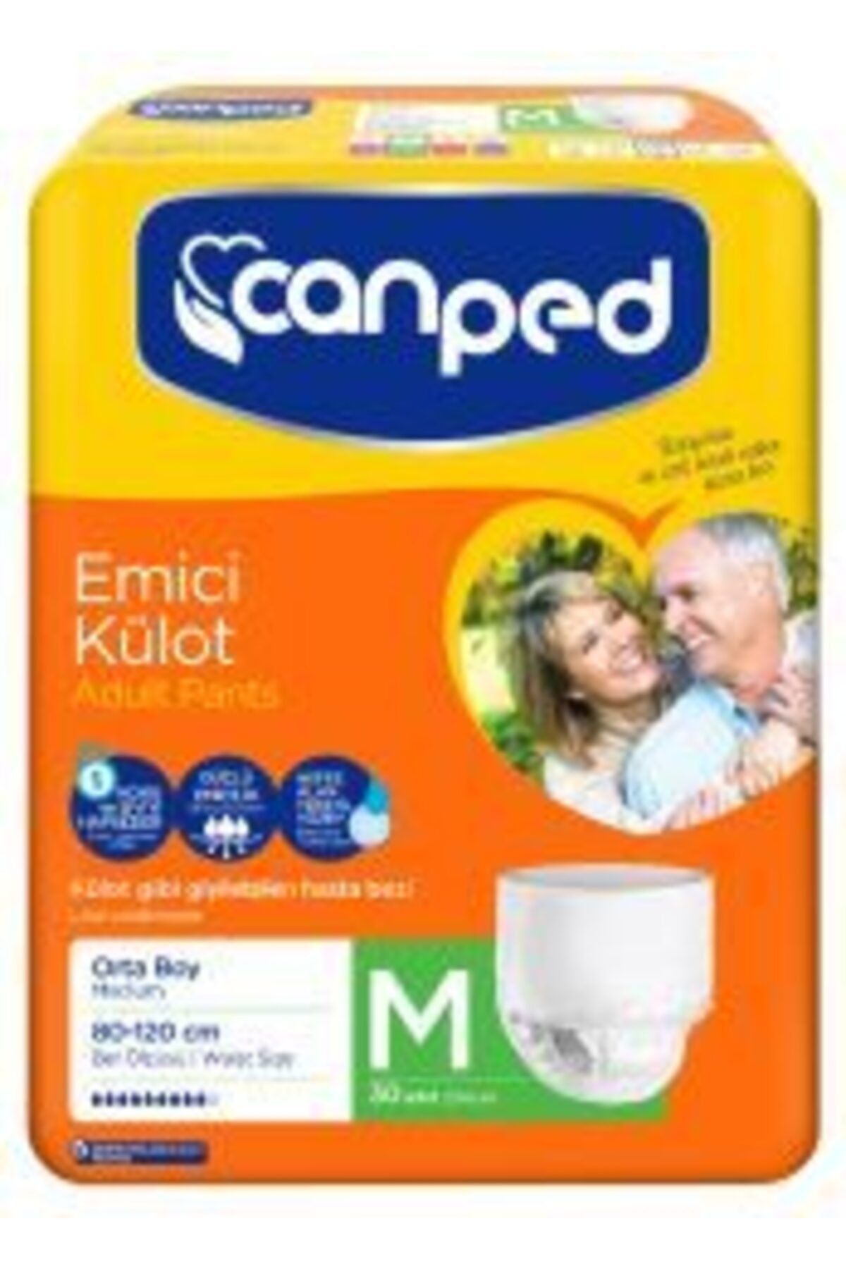 Canped Emici Külot Hasta Bezi Orta 30 Adet