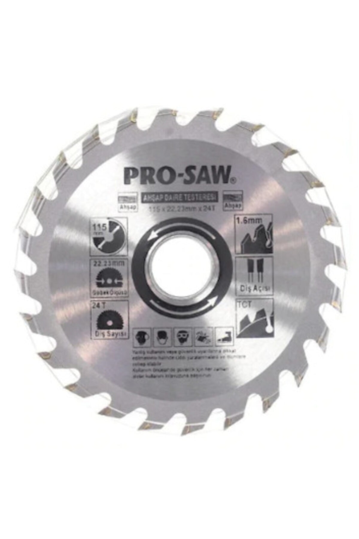 ProSaw Taşlama Spiral Ahşap Sunta Testeresi 115mm 2 Adet Ps51200