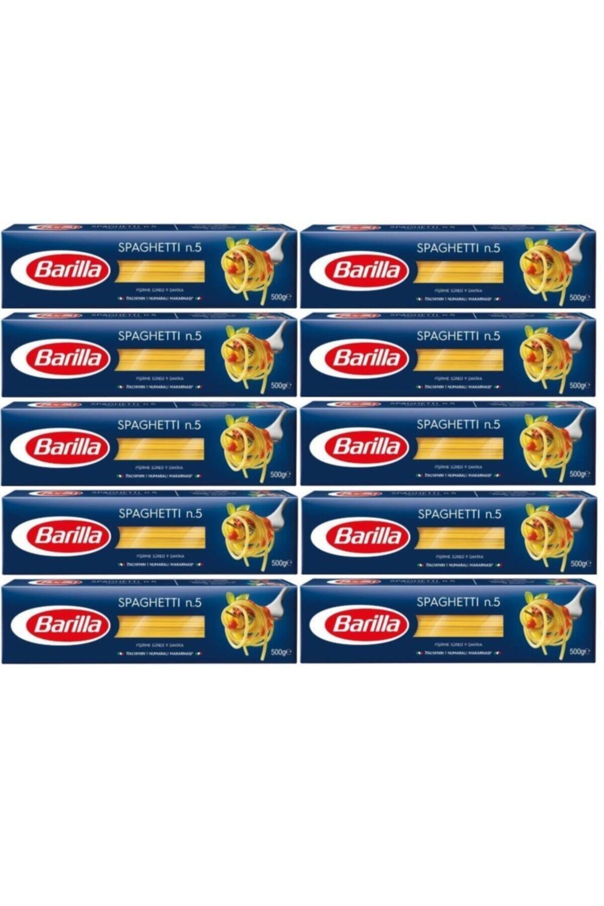 Barilla Spagetti Makarna 500 Gr X 10 Adet