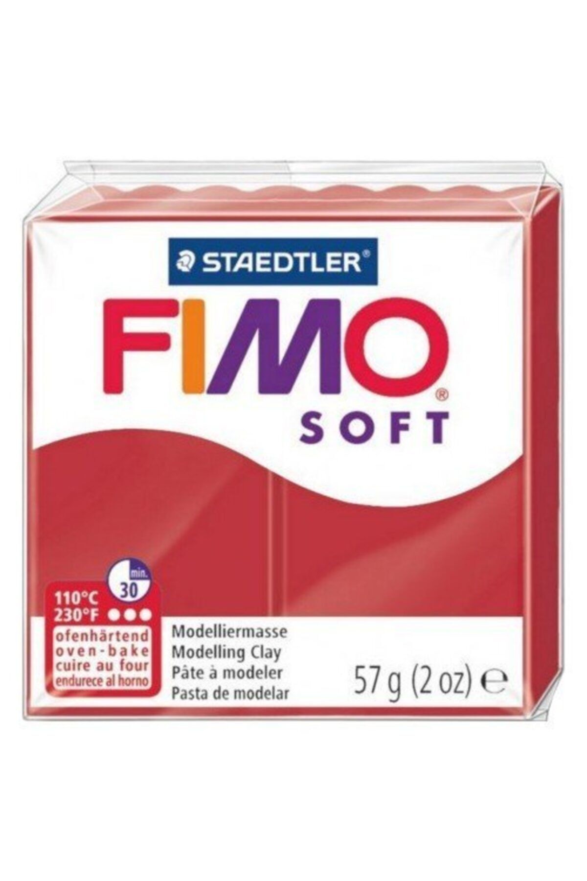 Staedtler 8020-2 P Modelleme Kili Fımo Soft Noel Kırmızı