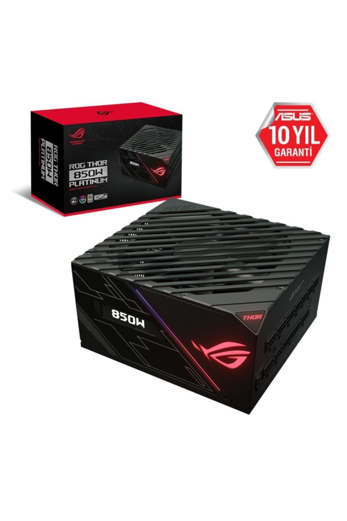 ASUS Rog Thor 850w 80+ Platinum Tam Modüler Güç Kaynağı