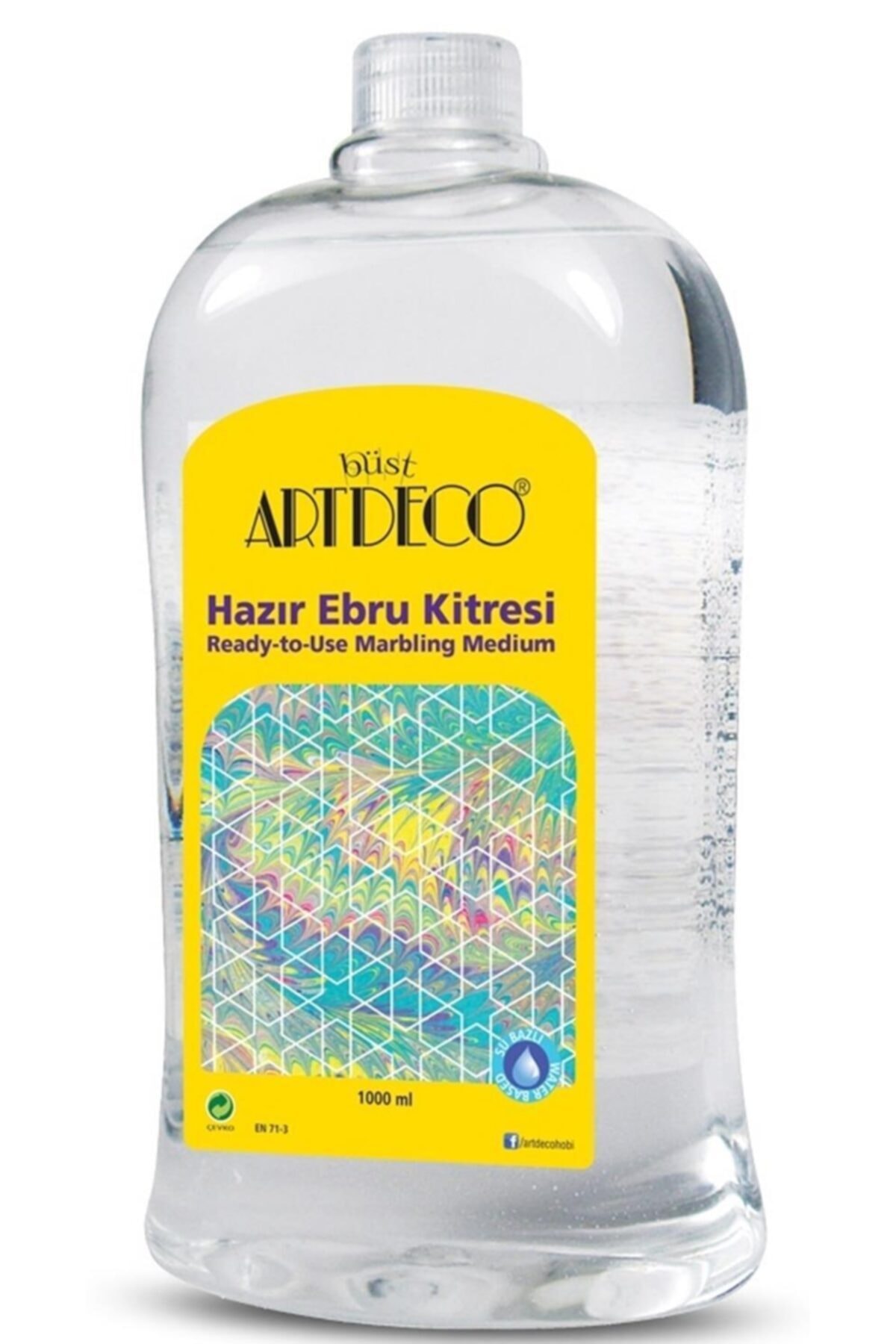 Artdeco Sıvı Ebru Kitresi 1 Litre