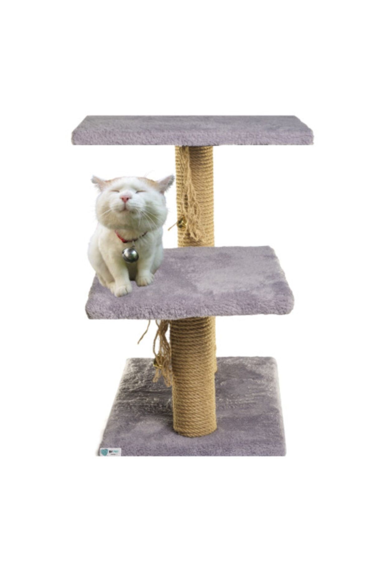 bypet step by step iki direkli oturakli cingirakli kedi tirmalama tahtasi fiyati yorumlari trendyol
