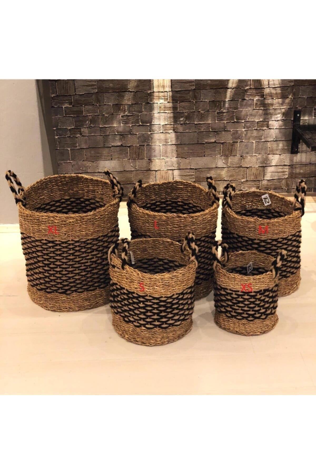 Tmall Home Design Tmall Home Hasır Çamaşır Sepeti Kulplu