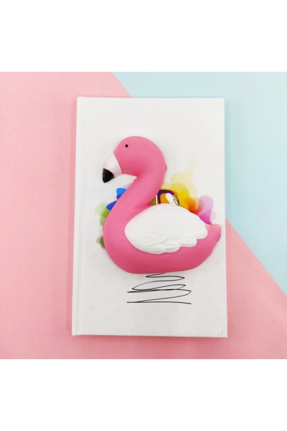 Şeker Ofisi Squishy Defter A5 Flamingo Doğumgünü Hediyesi