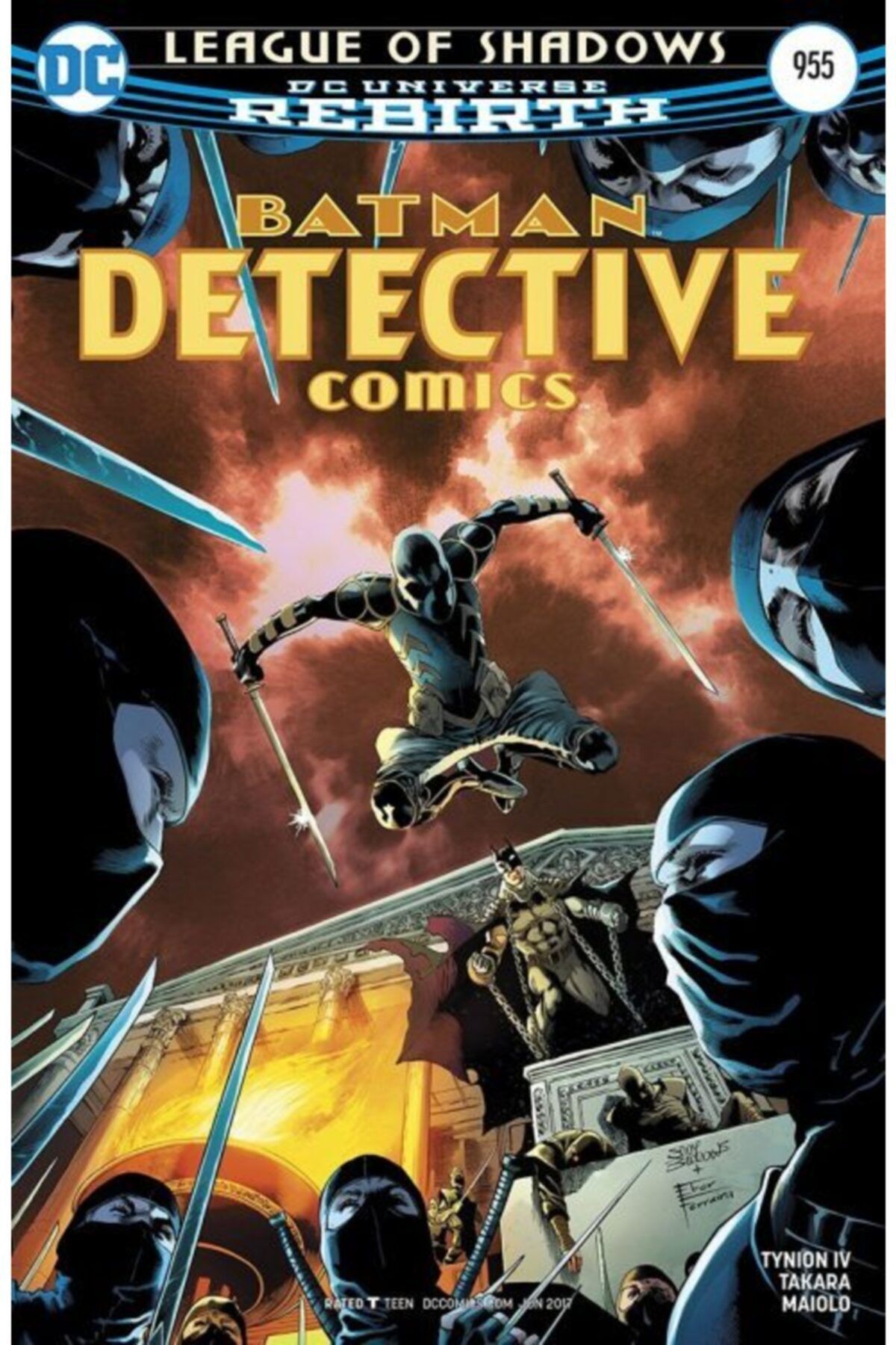 TM & DC ComicsWarner Bros Detective Comics #955 Fasikül Ingilizce Çizgi Roman