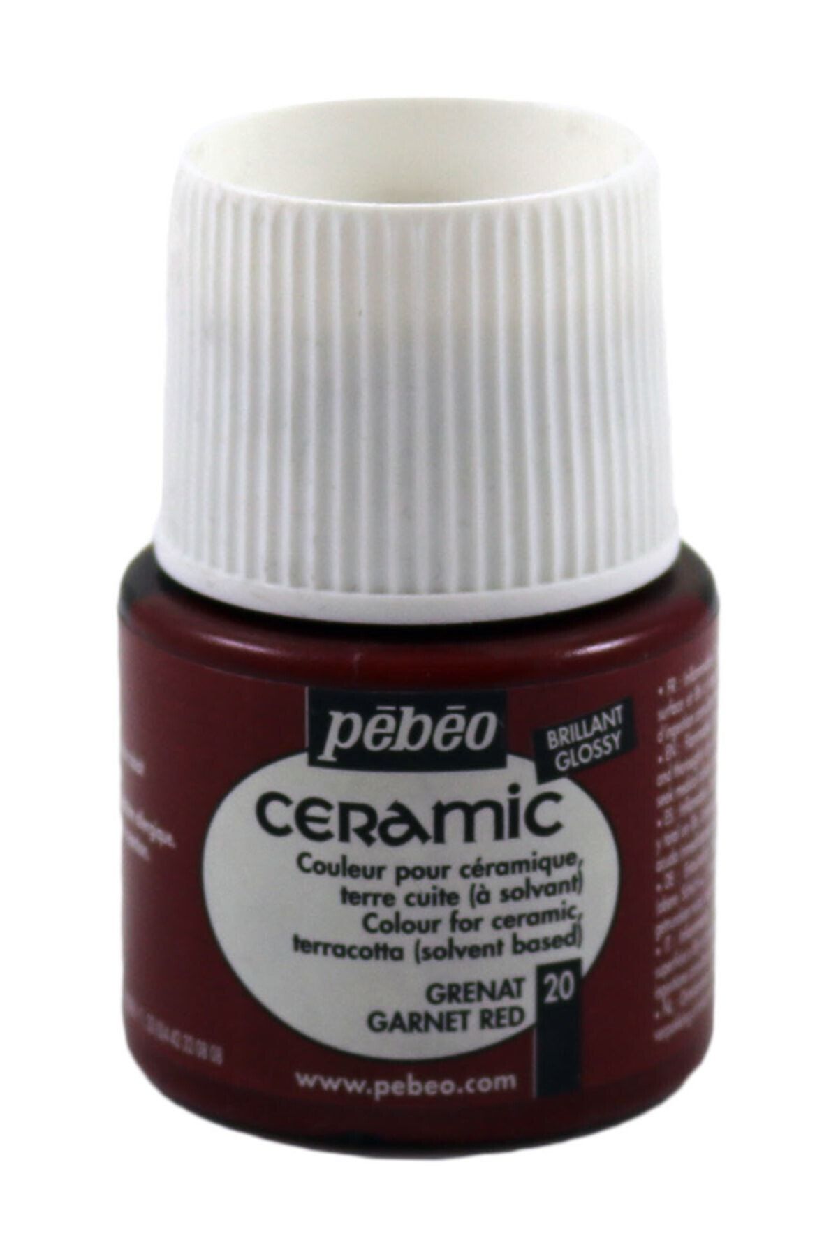 Pebeo Seramik Boyası N:20 Garnet Red 45ml