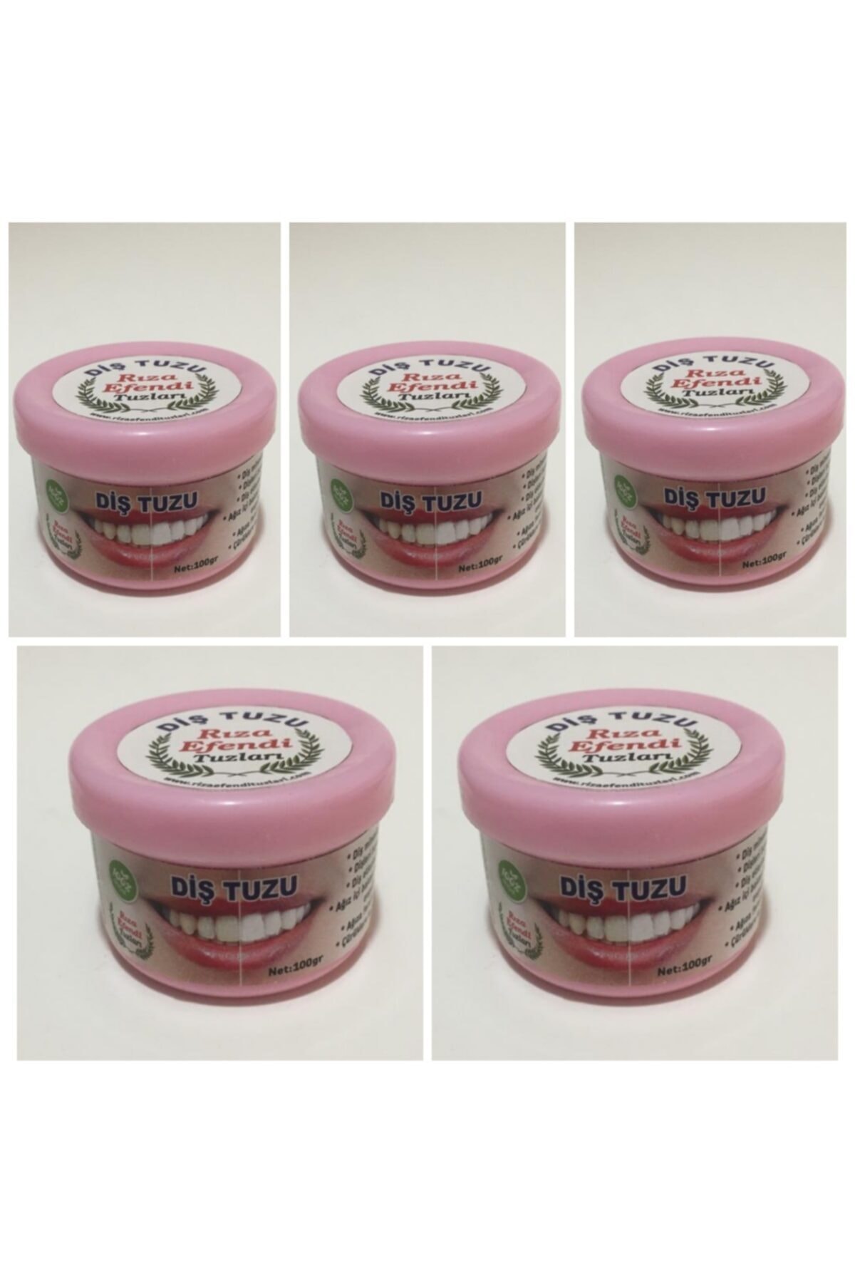 Rıza Efendi Tuzları - Diş Tuzu - 5 Adet