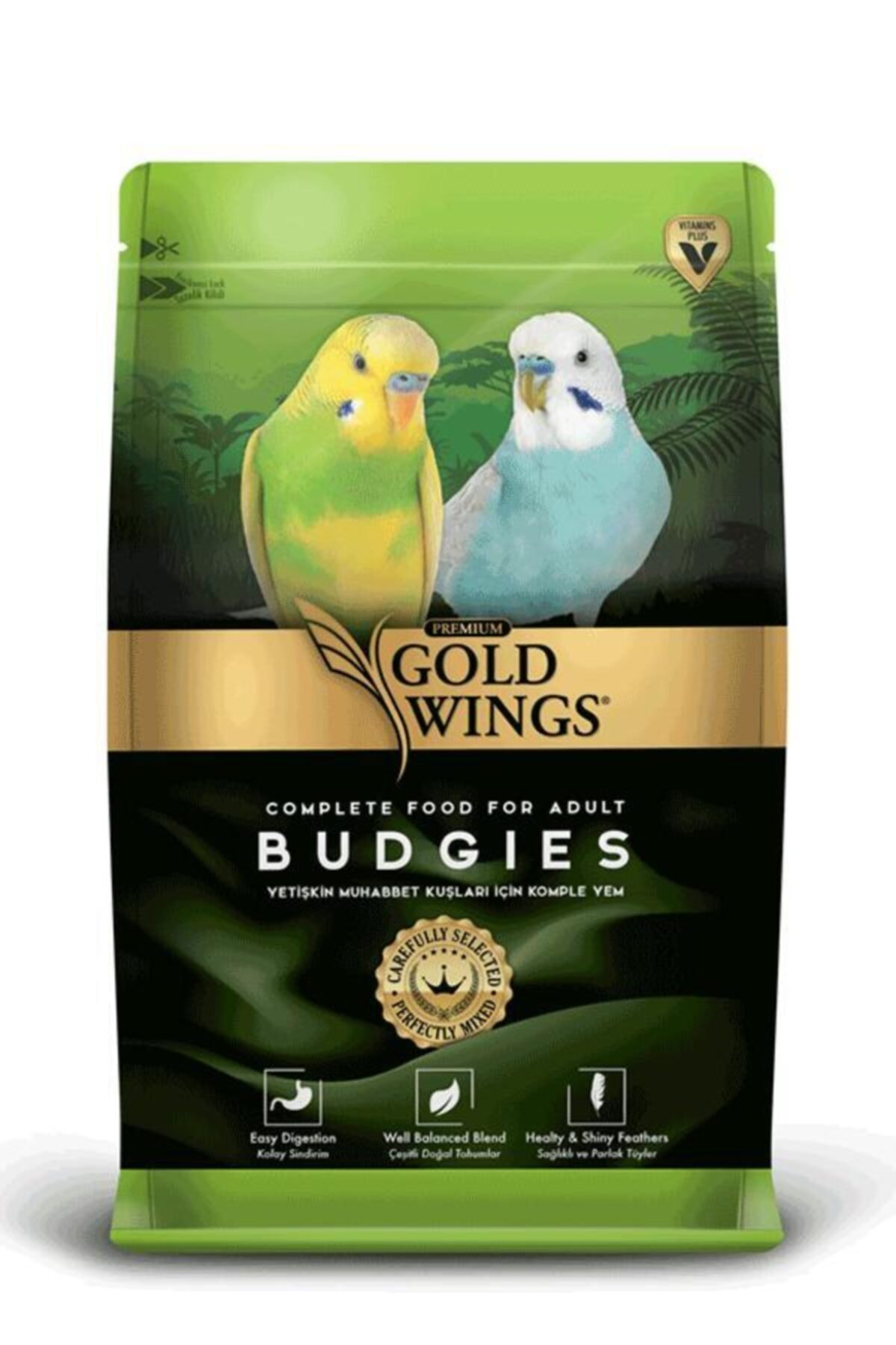 Gold Wings Premium Premium Muhabbet Kuşu Yemi 1 Kg