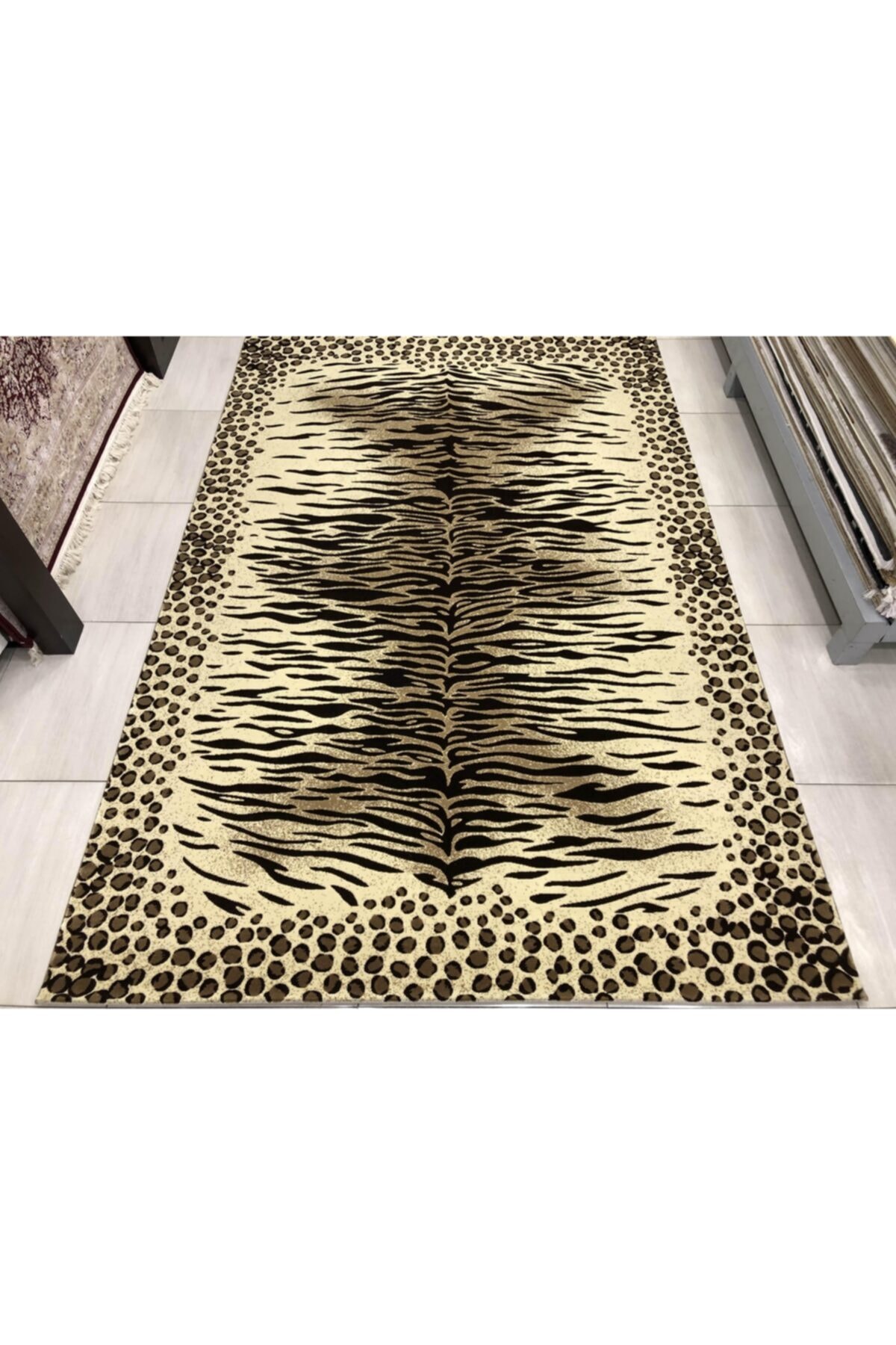saray hali vizyon 11120 r 200x300 leopar desenli 6 m2 hali fiyati yorumlari trendyol