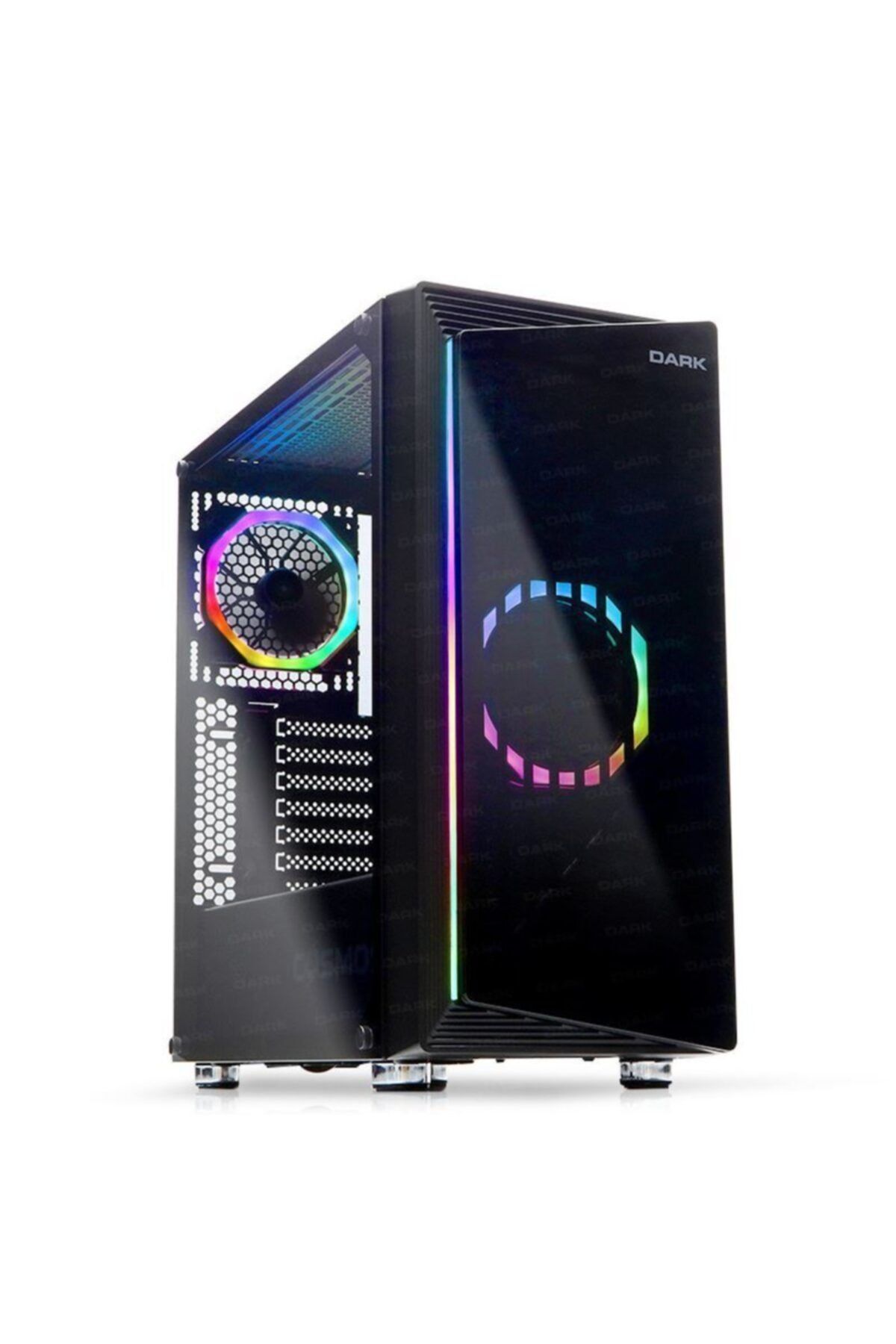 Dark Cosmos 500w 80+ 2x12cm Dual Argb Fan Usb3.0 T-glass Atx Oyuncu Kasa