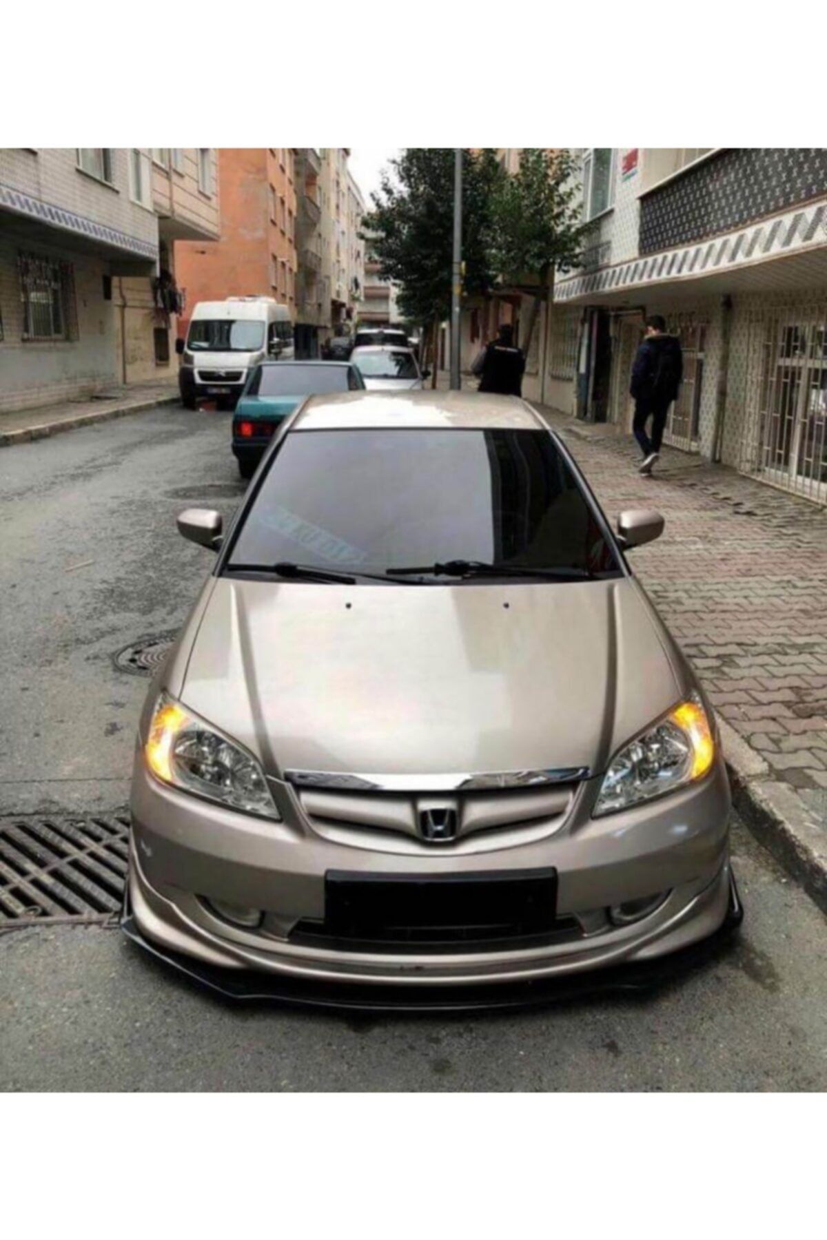 abs honda civic vtec 2 plastik on tampon ek i parlak siyah fiyati yorumlari trendyol