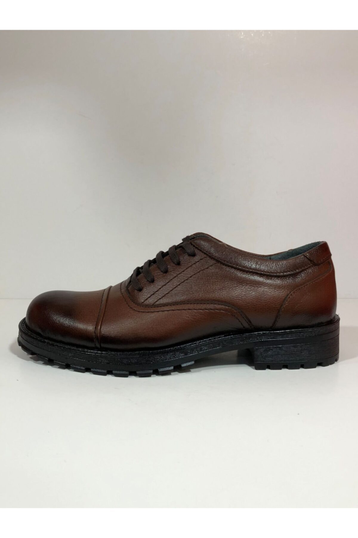 Deri724 Erkek Kahve Çöllü Cilt Deri Ayakkabı