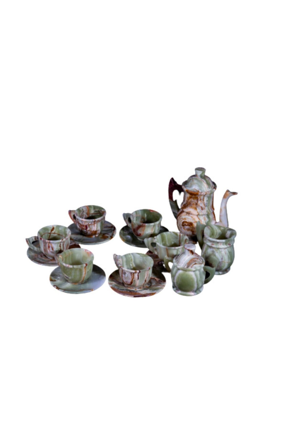 Akmer Dekorasyon Onyx Çay Takımı