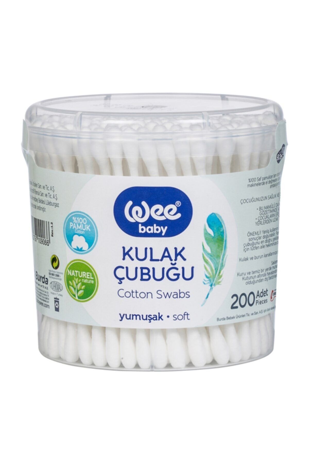 Wee Baby 200 Adet Kulak Çubuğu