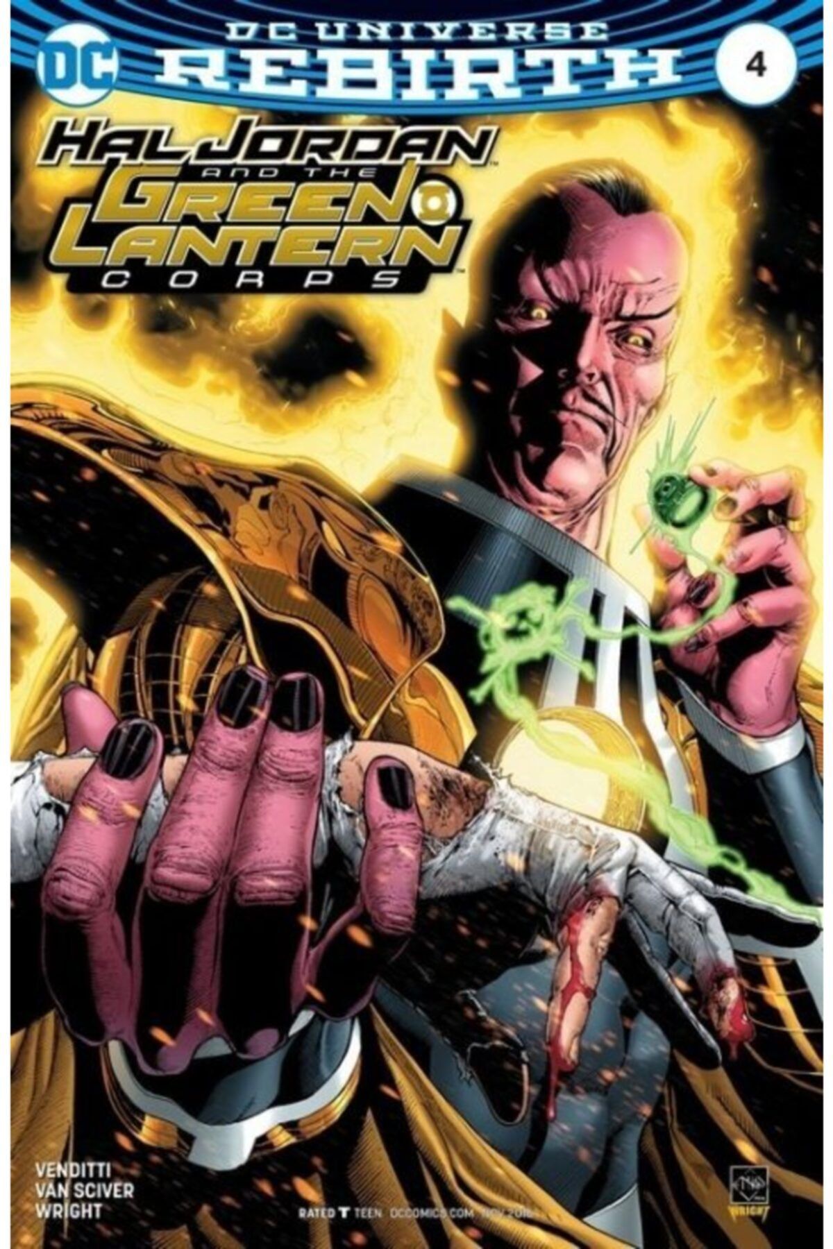TM & DC ComicsWarner Bros Hal Jordan And The Green Lantern Corps (2016-) #4 Fasikül Ingilizce Çizgi Roman