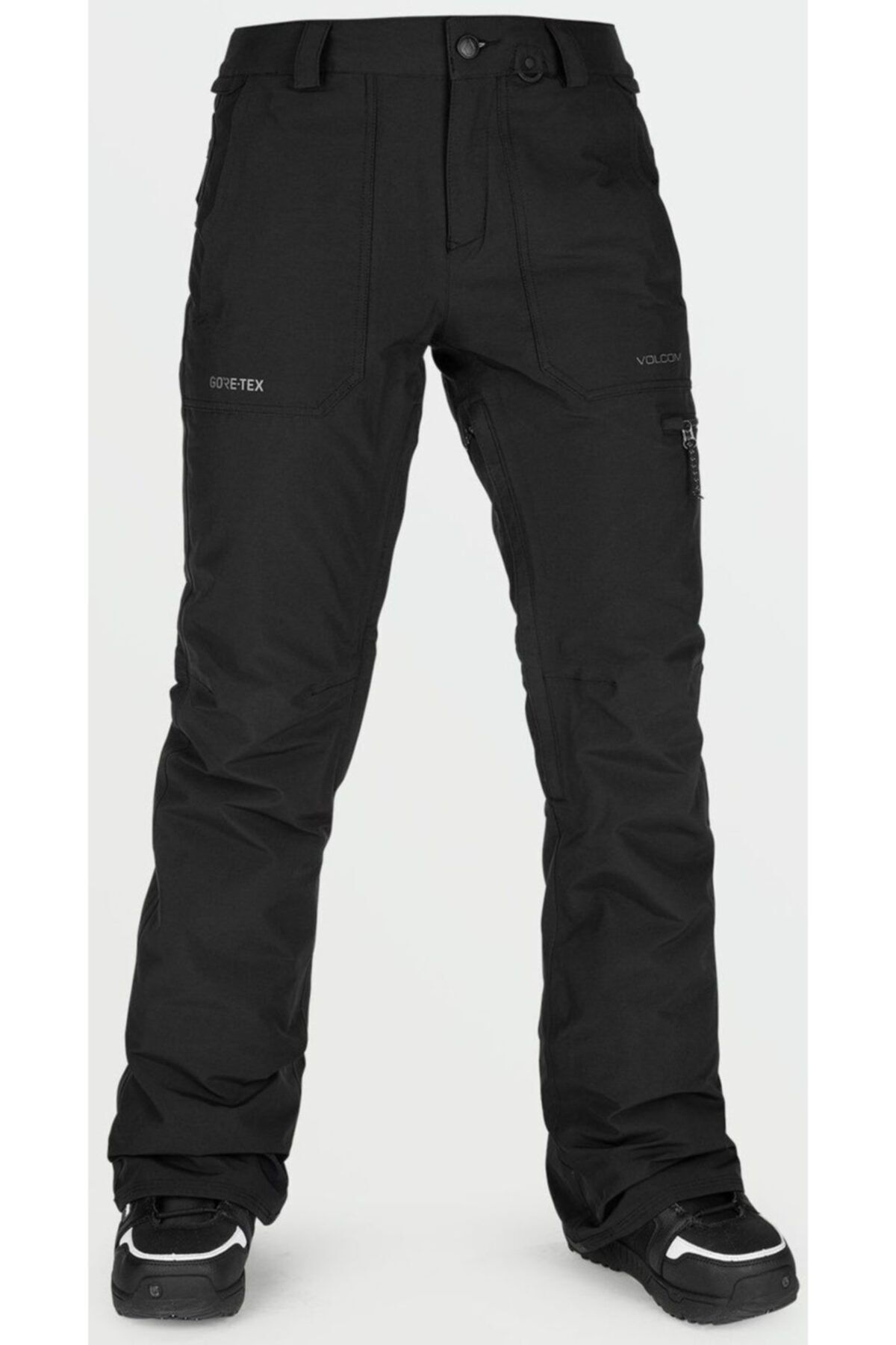 VOLCOM Kadın Siyah Knx Ins Grtex Blk  Snowboard Pantolon