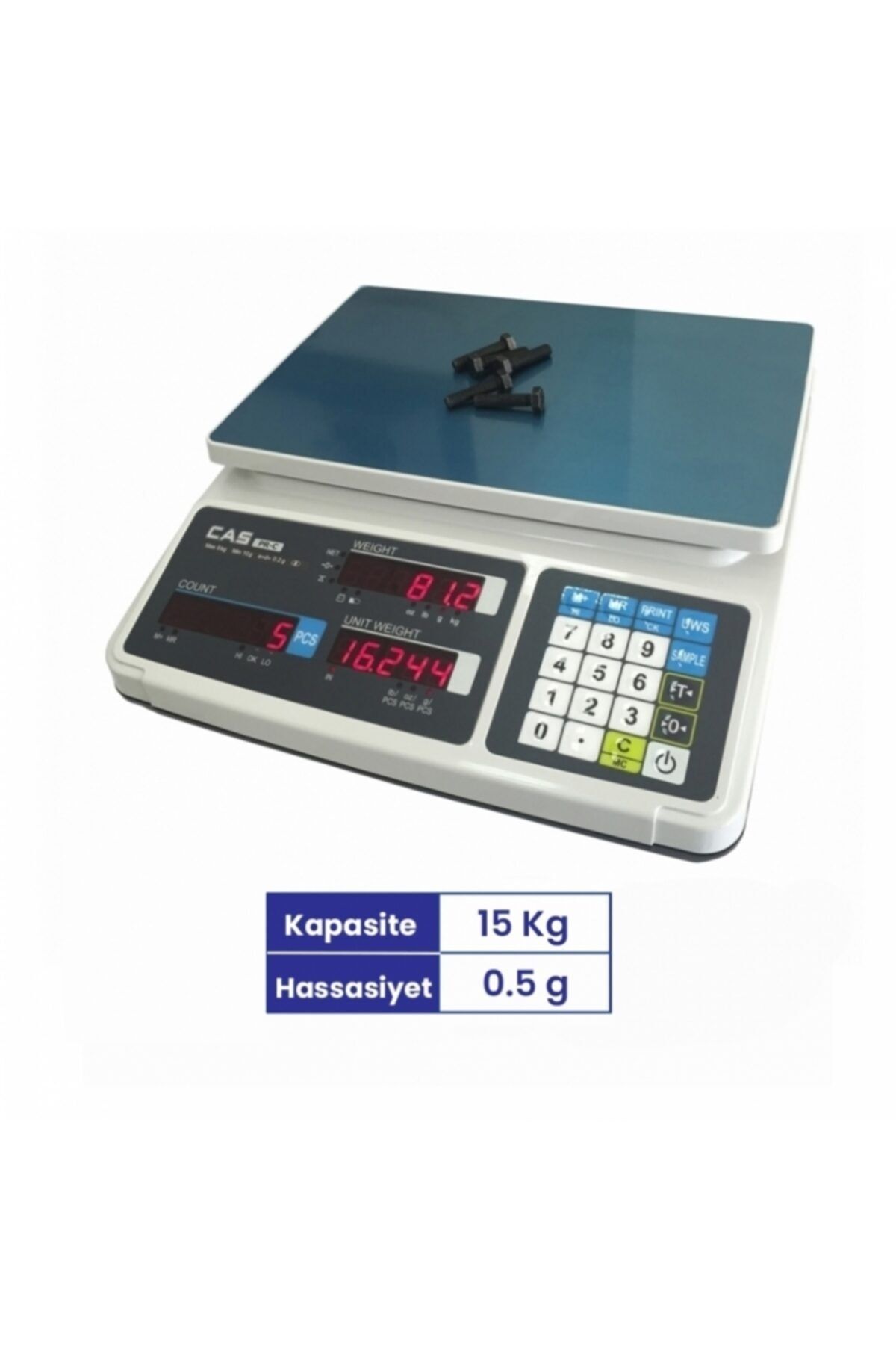 CAS Pr-c 15 Kg. Sayıcı Terazisi