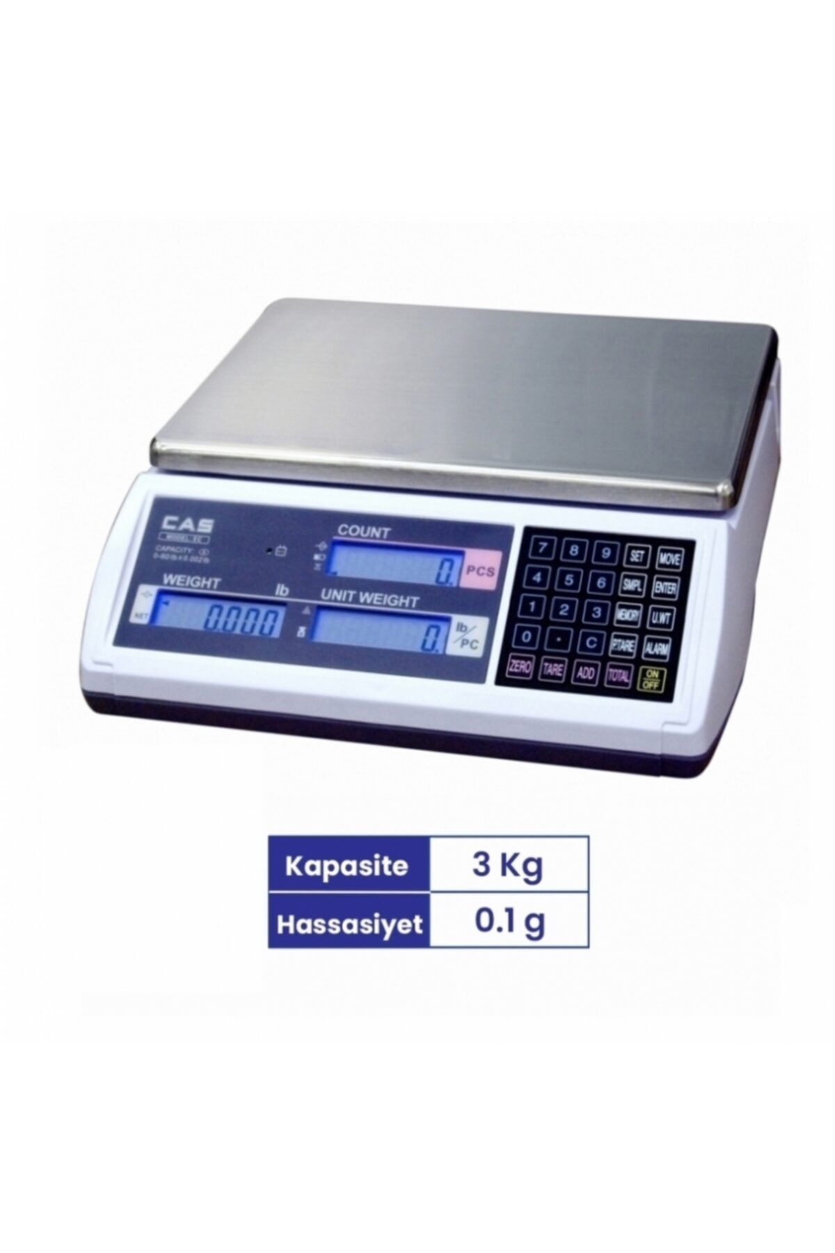 CAS Ec-ıı 3 Kg. Sayım Terazisi
