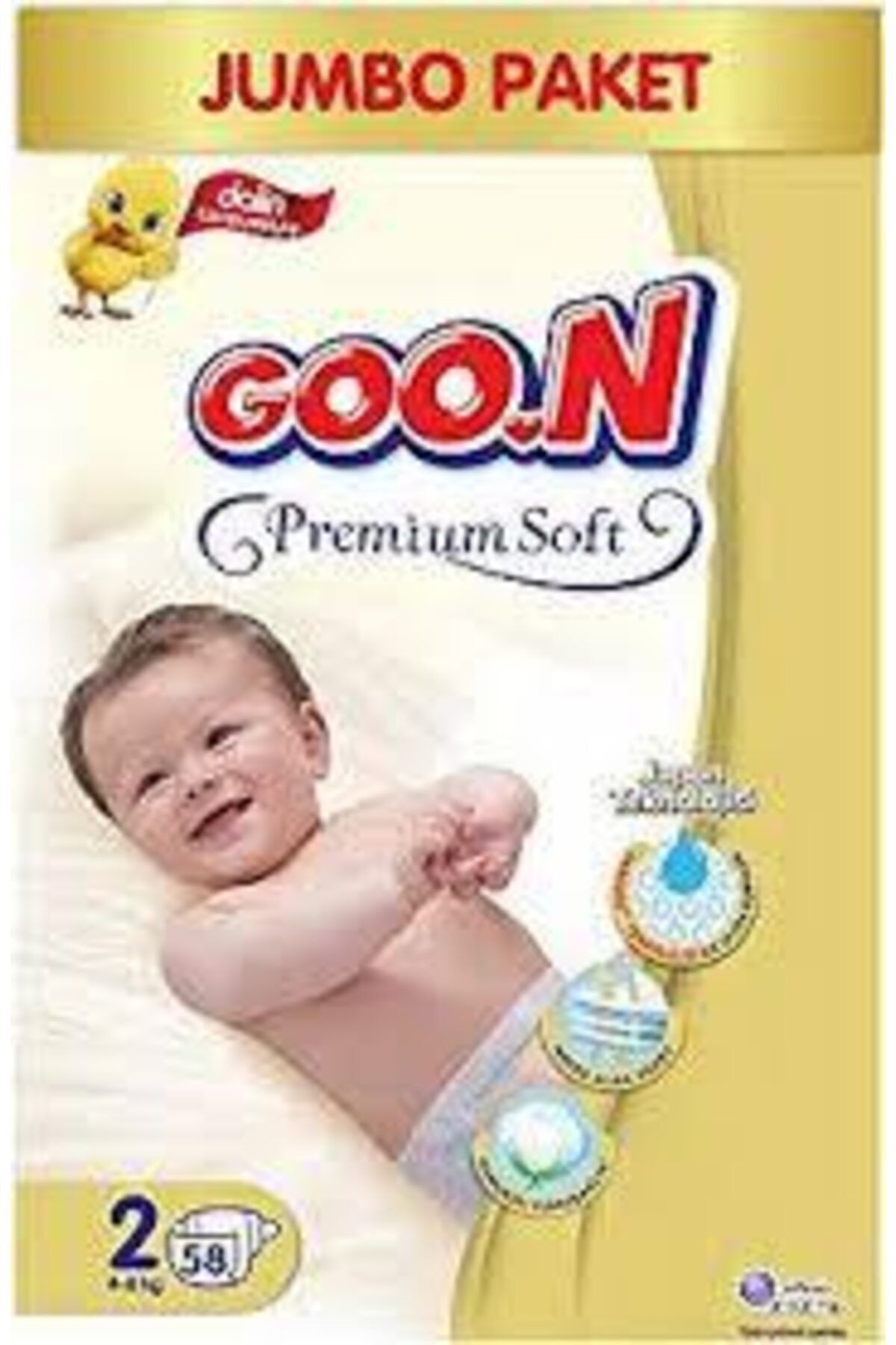 goo n goon premium soft 2 numara 58 li jumbo paket bebek bezi fiyati yorumlari trendyol