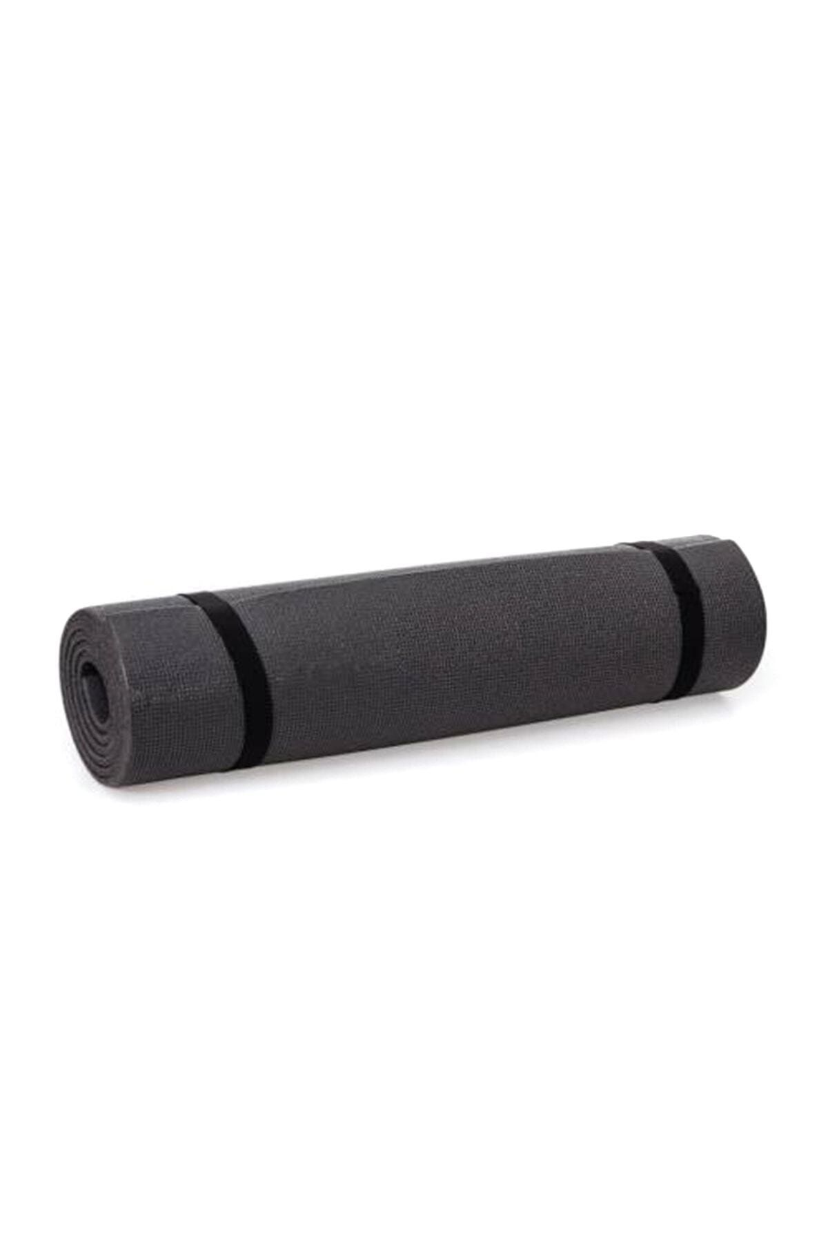 Yukon Siyah 10 mm Pilates Minderi Egzersiz Yer Matı 180 cm x 60 cm x 1 cm