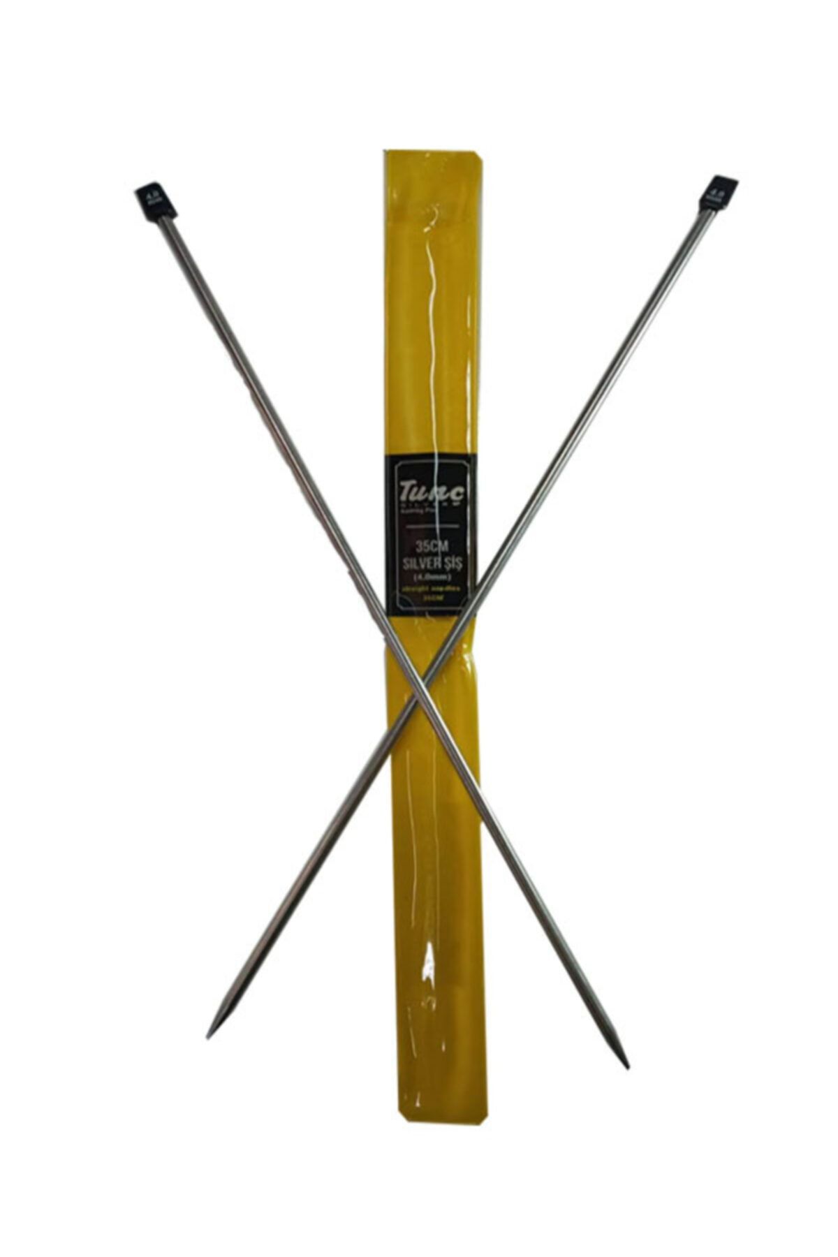 Tunç No:4 Mm Örgü Şişi Düz 35cm