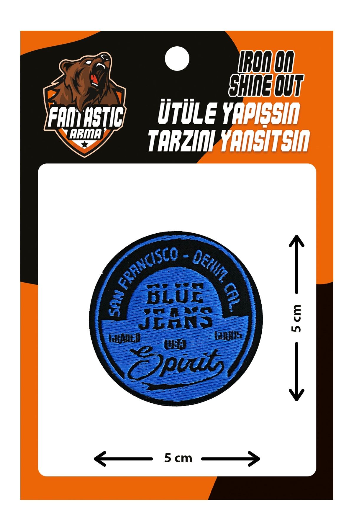 FANTASTIC A50-123 Ütü Ile Yapışan Dokuma Arma