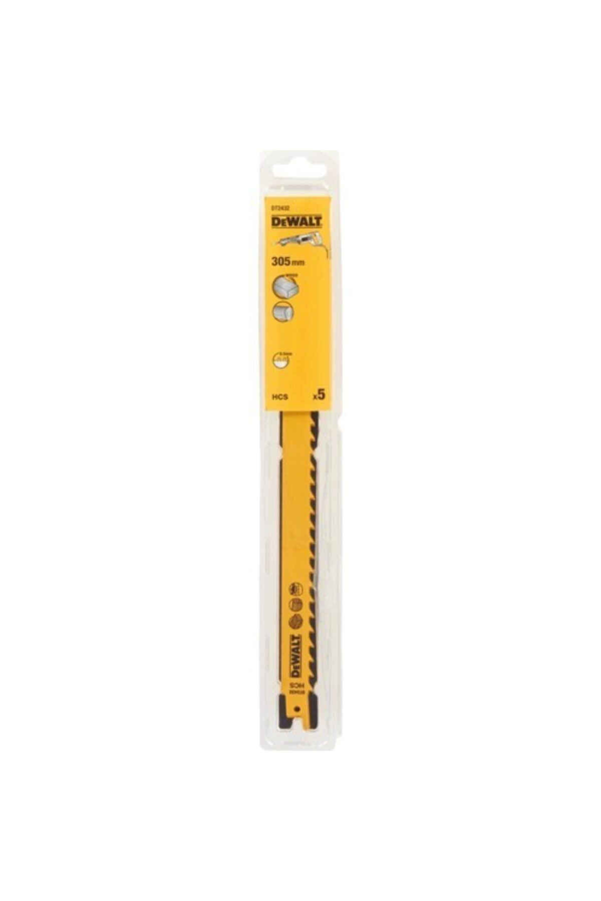 Dewalt Dt2342 Ahşap Kesim Tilki Kuyruğu Testere Bıçağı Ahşap,dal Budama 5ad.