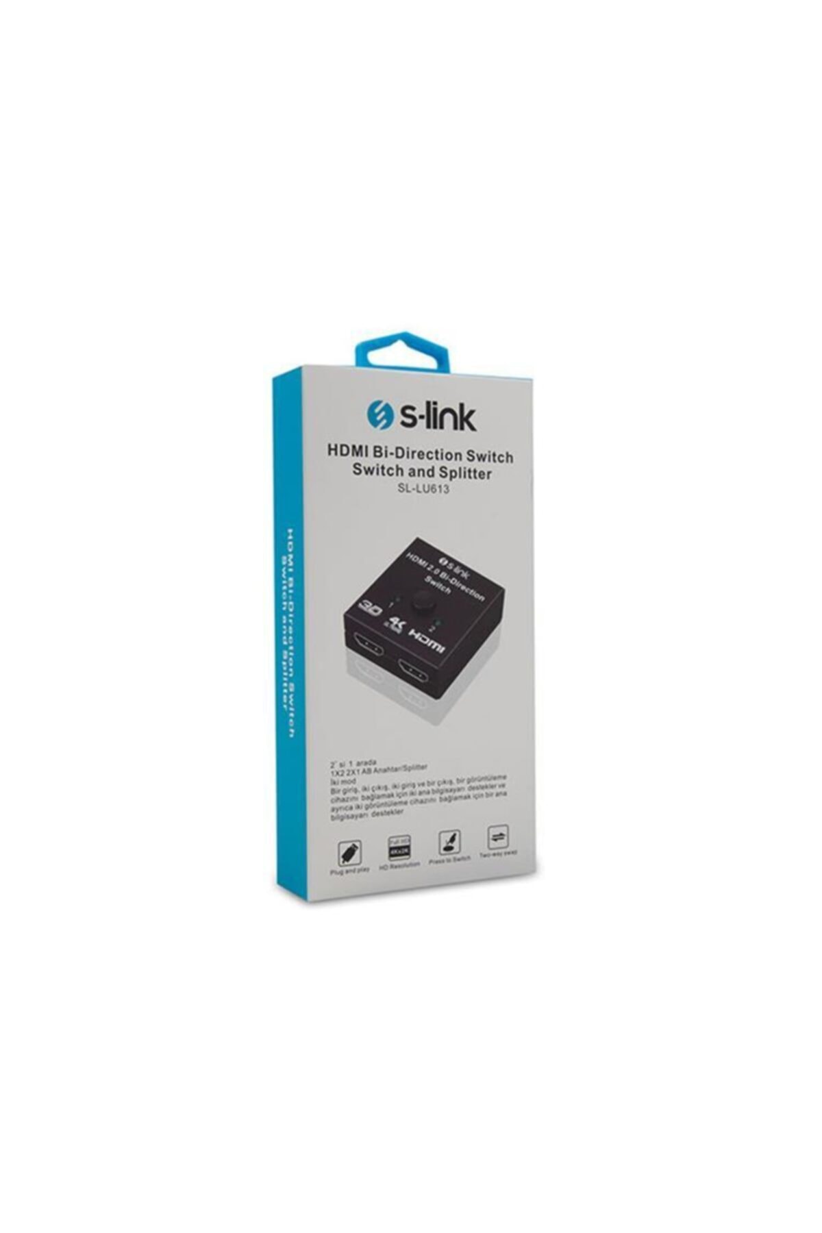 SLINK Sl-lu613 2 Port Hdmı Çift Yönlü Switch Ve Splitter