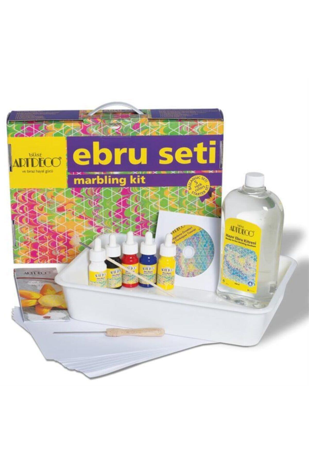 Artdeco 5'li Ebru Başlangıç Seti Marbling Kit
