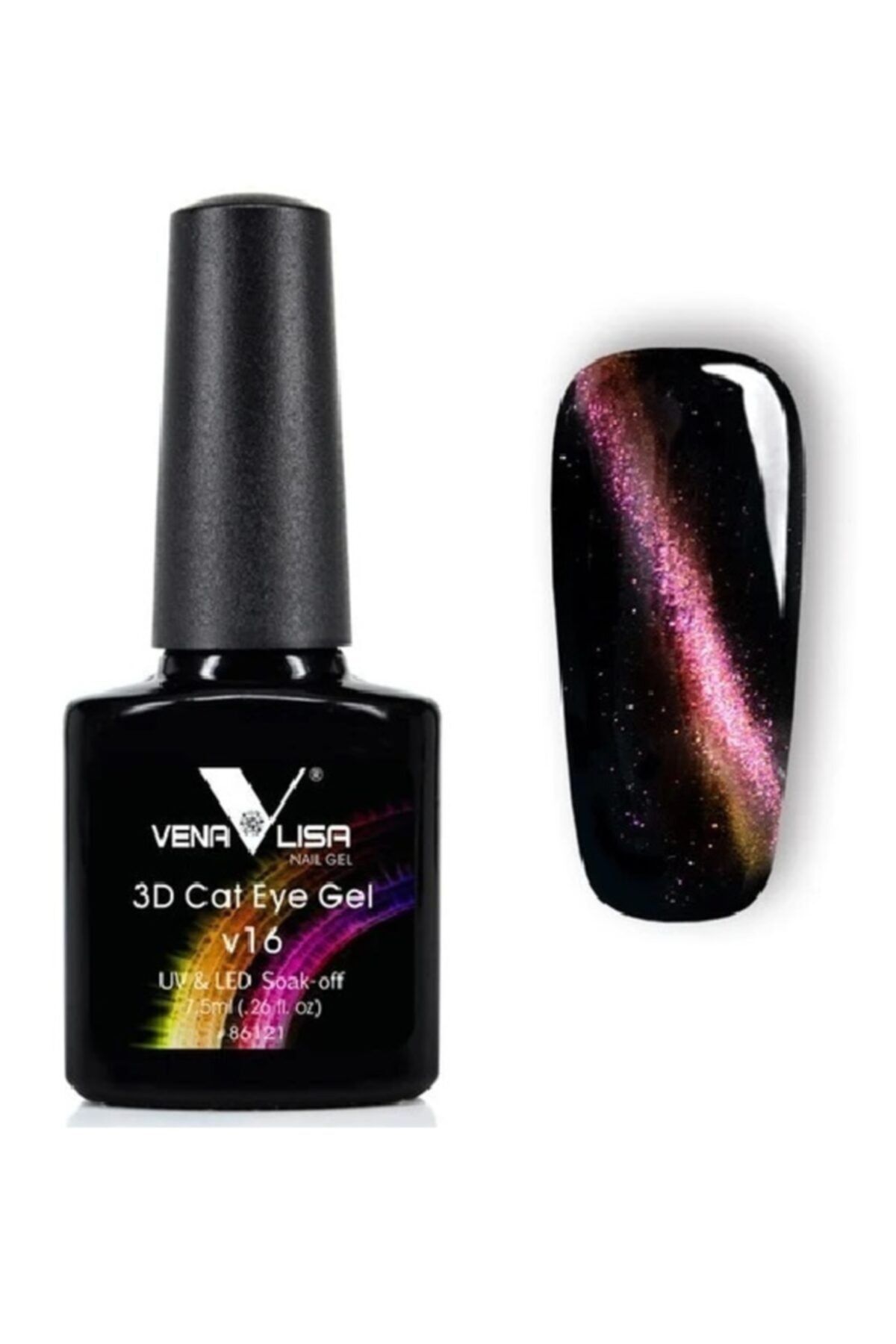 Venalisa 3D Cat Eye Kedi Gözü Magnet Kalıcı Oje 7.5 ml Kod:v16