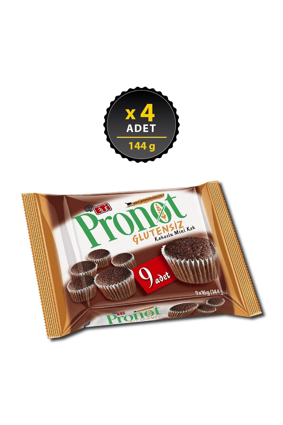Eti Pronot Kakaolu Mini Kek 144 g x 4 Adet