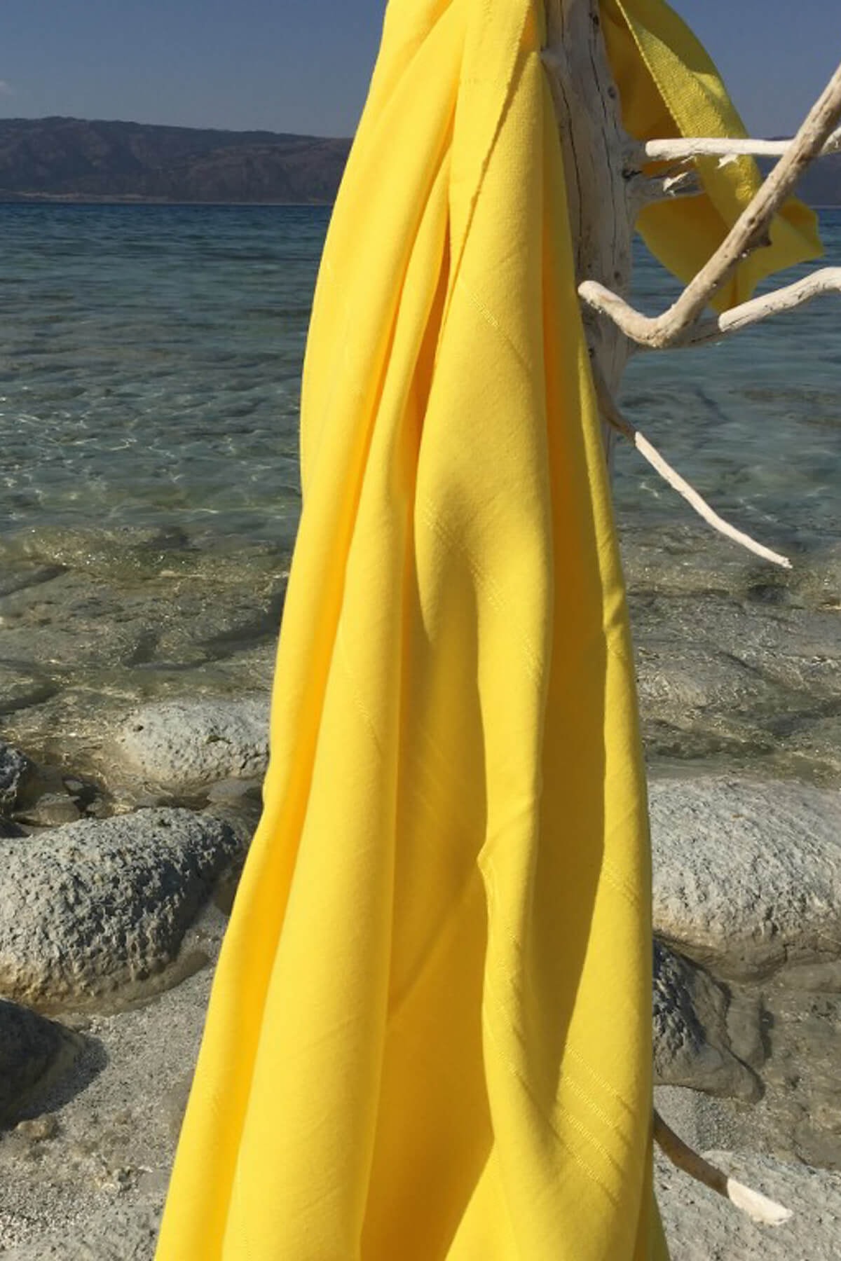 DENIZLI CONCEPT Sarı Renkli Sultan Peştemal