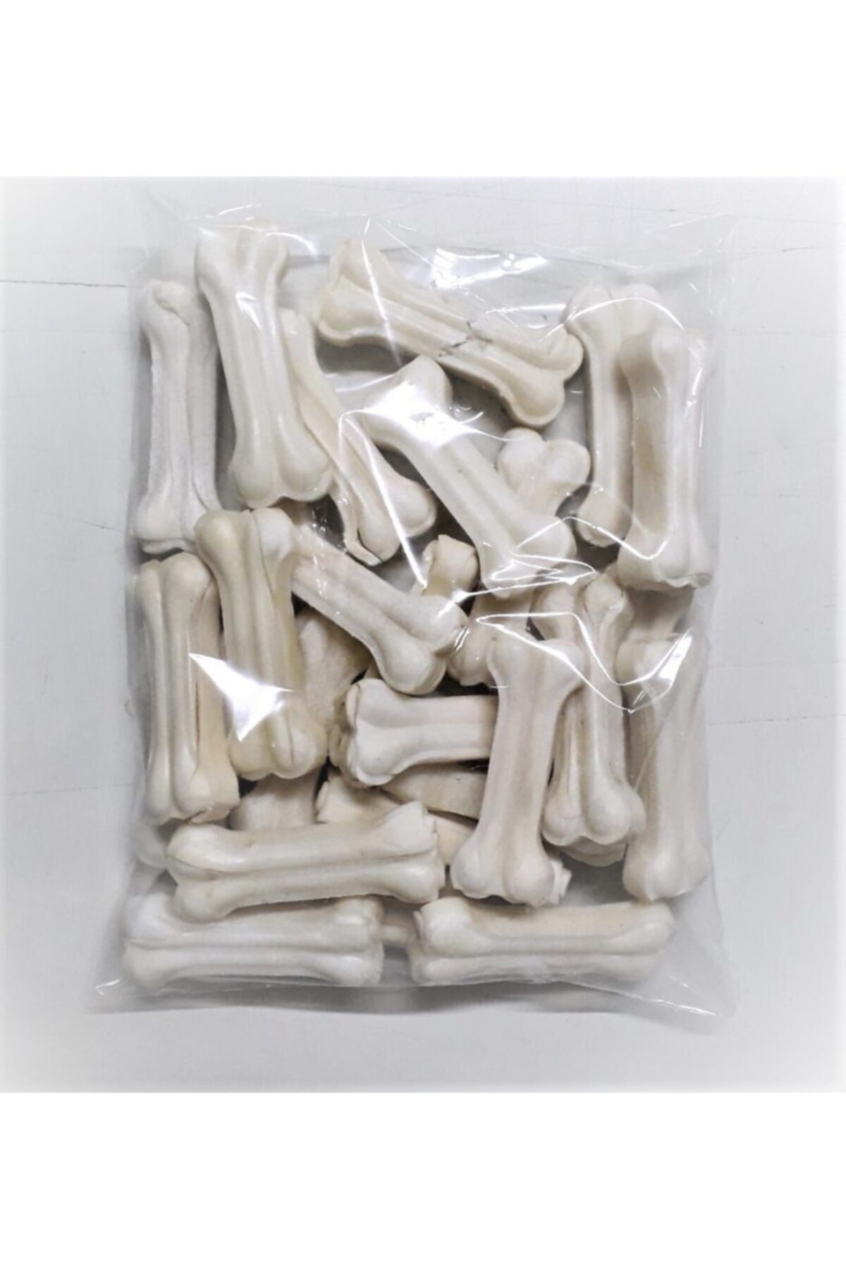 Pet Aksesuar 25'li Press Kemik - Küçük Irk Köpekler Için 6 Cm X 25 Beyaz Press Kemik