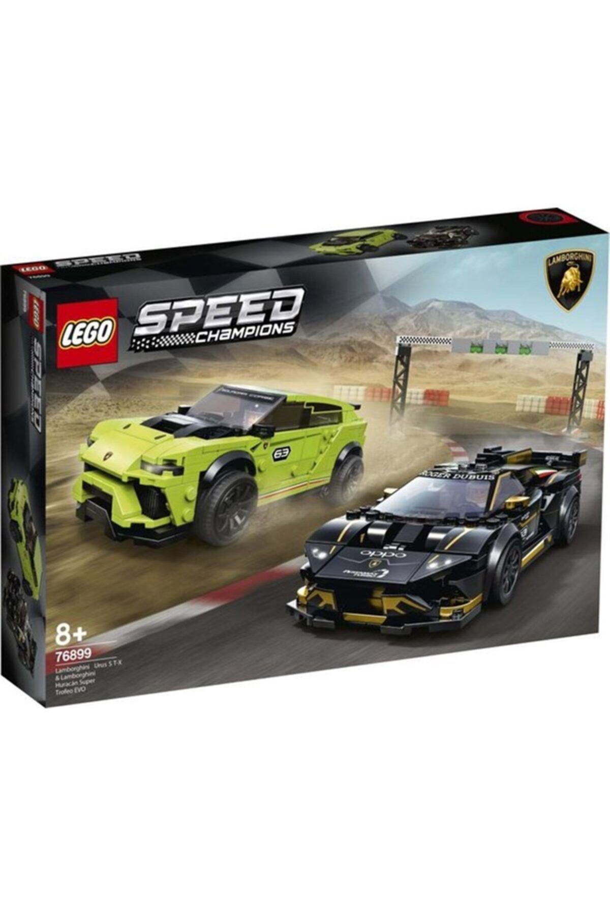 LEGO Speed Champions Lamborghini Urus St-x Ve Lamborghini Huracn Super Trofeo Evo 76899