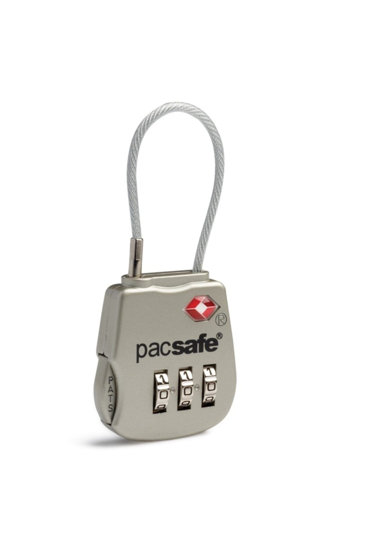 Pacsafe Prosafe 800 Tsa Accepted 3-dial Cable Lock Çanta Kilit