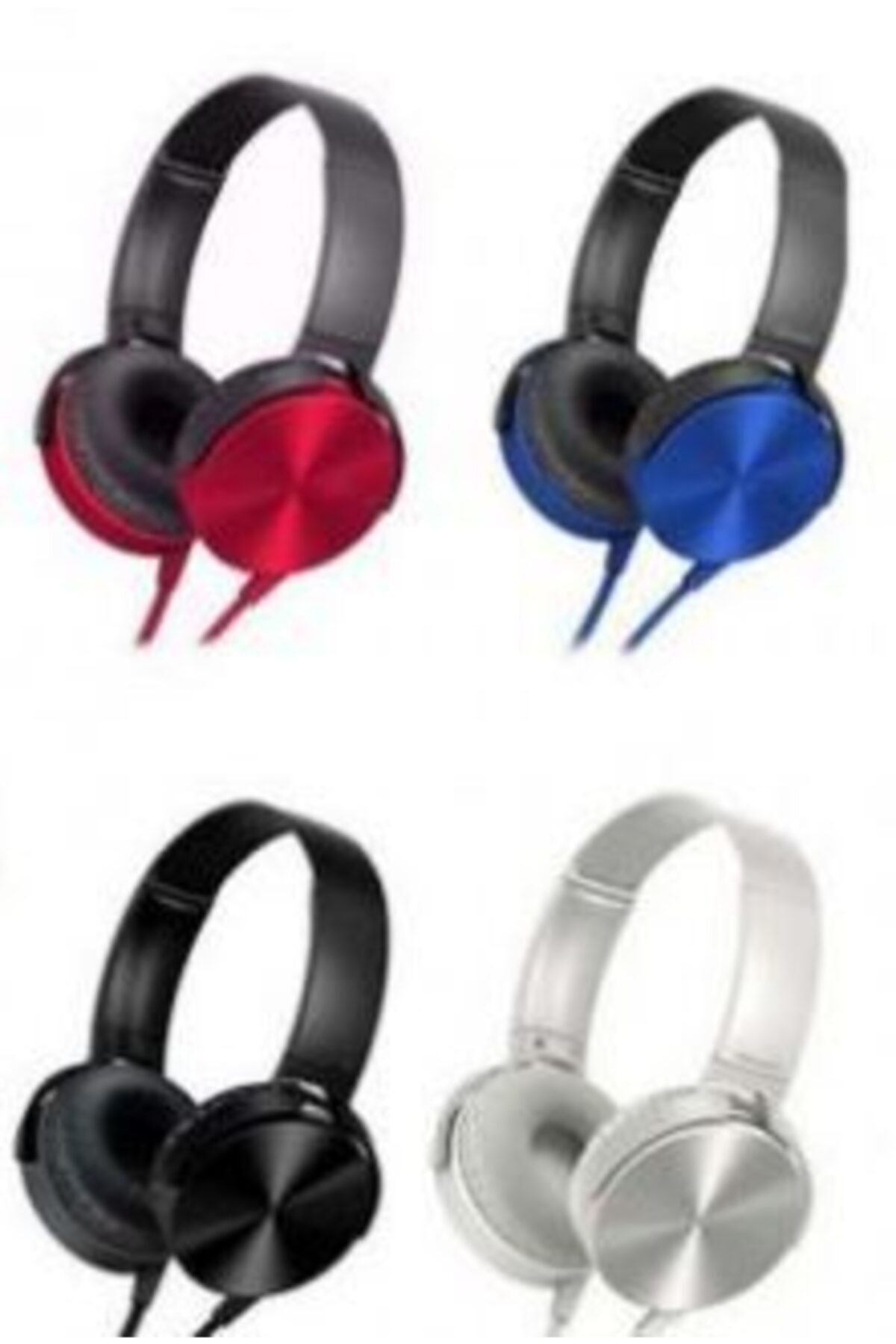 bass booster Extrabass Kulaklık Kablolu Mikrofonlu Yüksek Ses Canlı Renkler